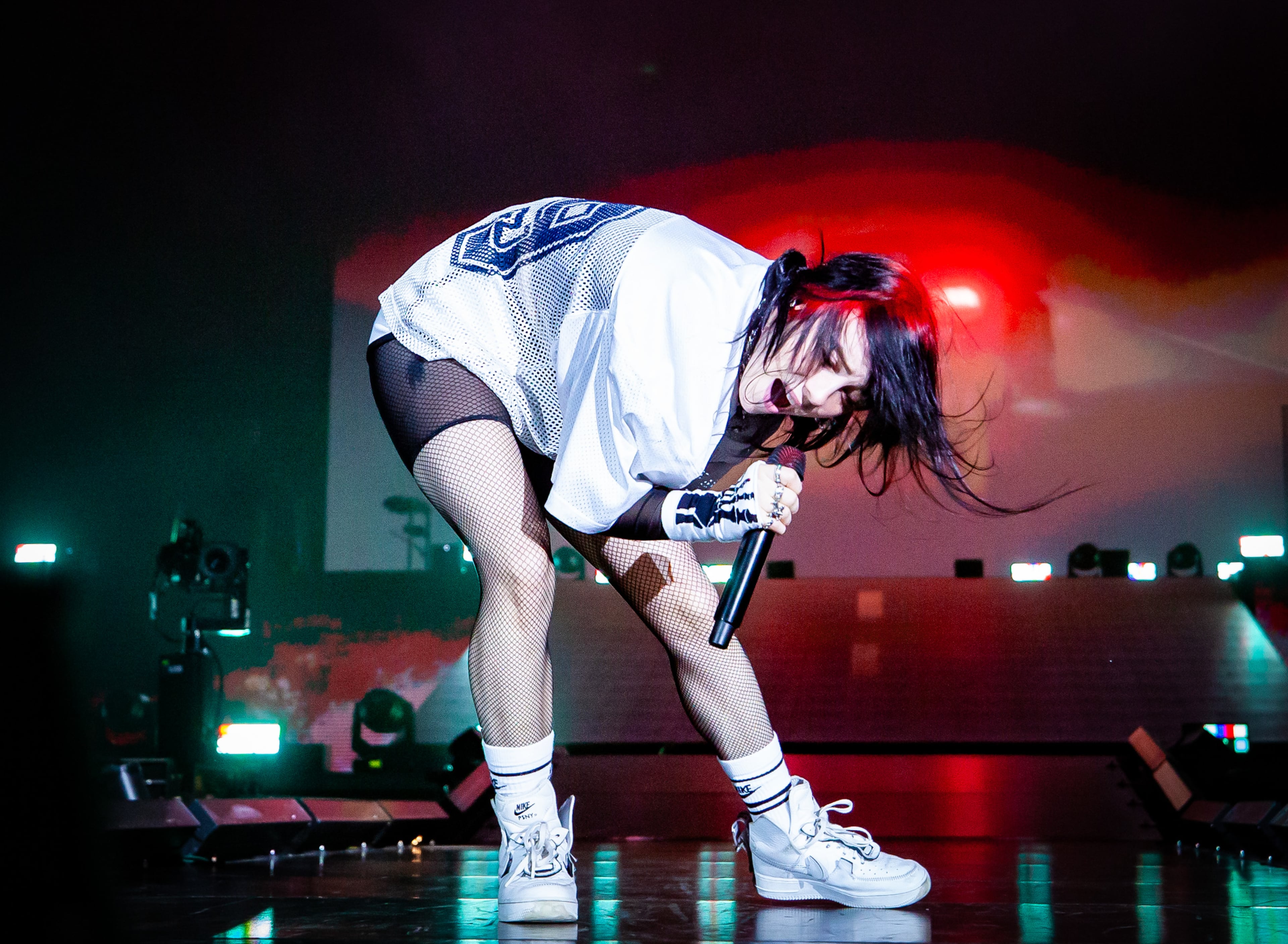 Atlanta, Ga: Billie Eilish headlined Saturday night at Music Midtown showing why she's one of the biggest forces in pop music with an onslaught of hits and raw energy. Photo taken Saturday, September 16, 2023 at Piedmont Park. (RYAN FLEISHER FOR THE ATLANTA JOURNAL-CONSTITUTION)