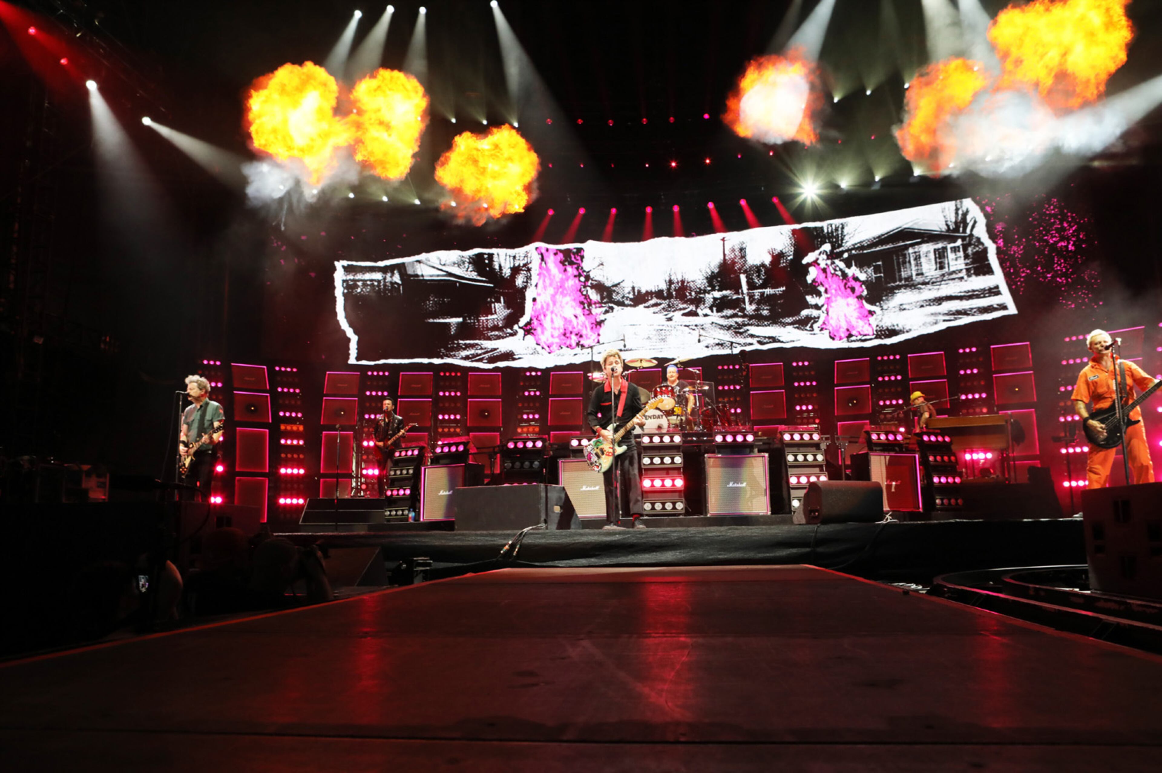 Green Day brought their Saviors Tour to Truist Park on Wednesday, August 28, 2024. Opening acts were Smashing Pumpkins, Rancid, The Linda Lindas and Paradox..
Robb Cohen for the Atlanta Journal-Constitution