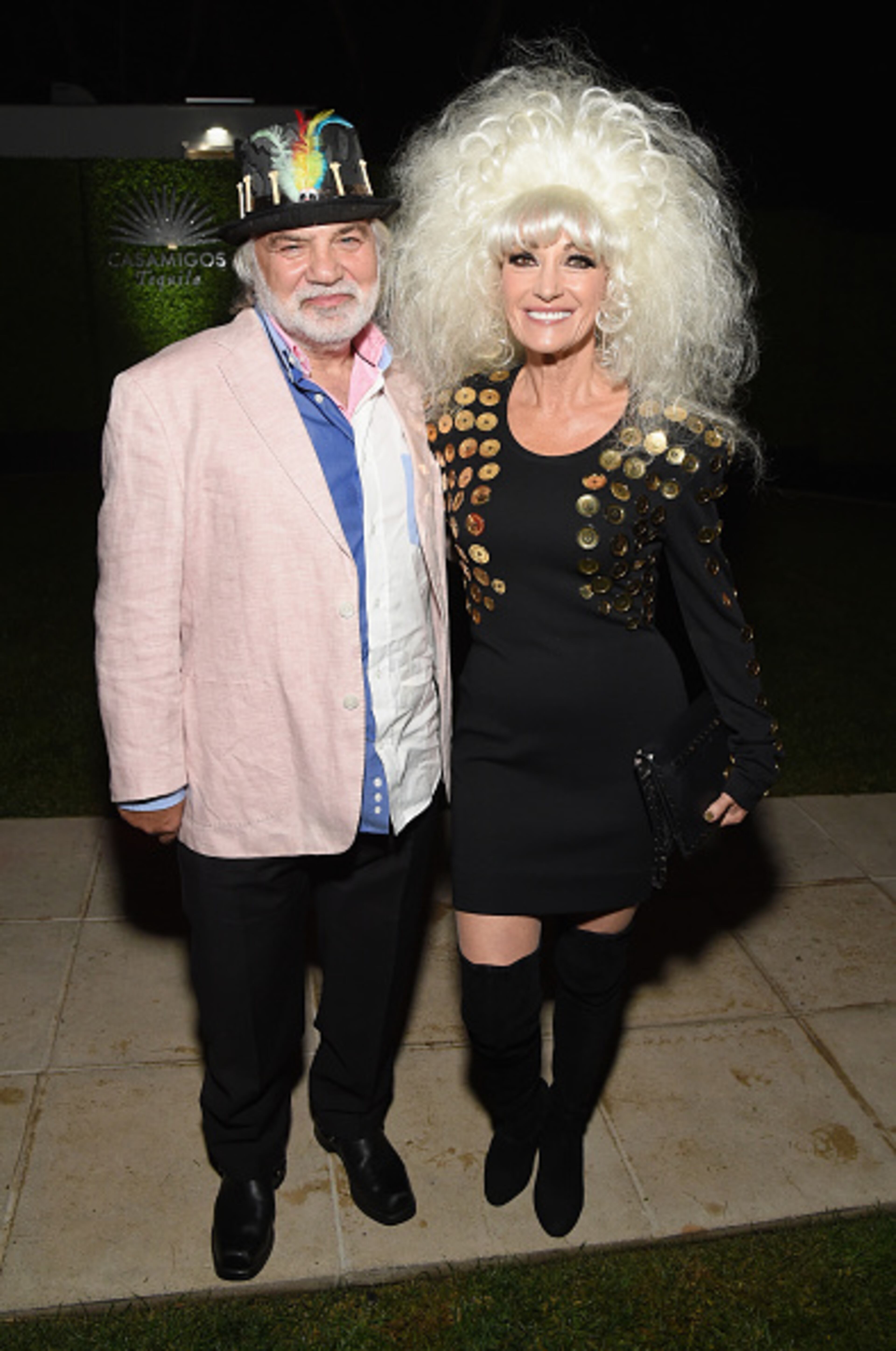 BEVERLY HILLS, CA - OCTOBER 26: David Green (L) and Jane Seymour attend the Casamigos Halloween Party on October 26, 2018 in Beverly Hills, California. (Photo by Michael Kovac/Getty Images for Casamigos)