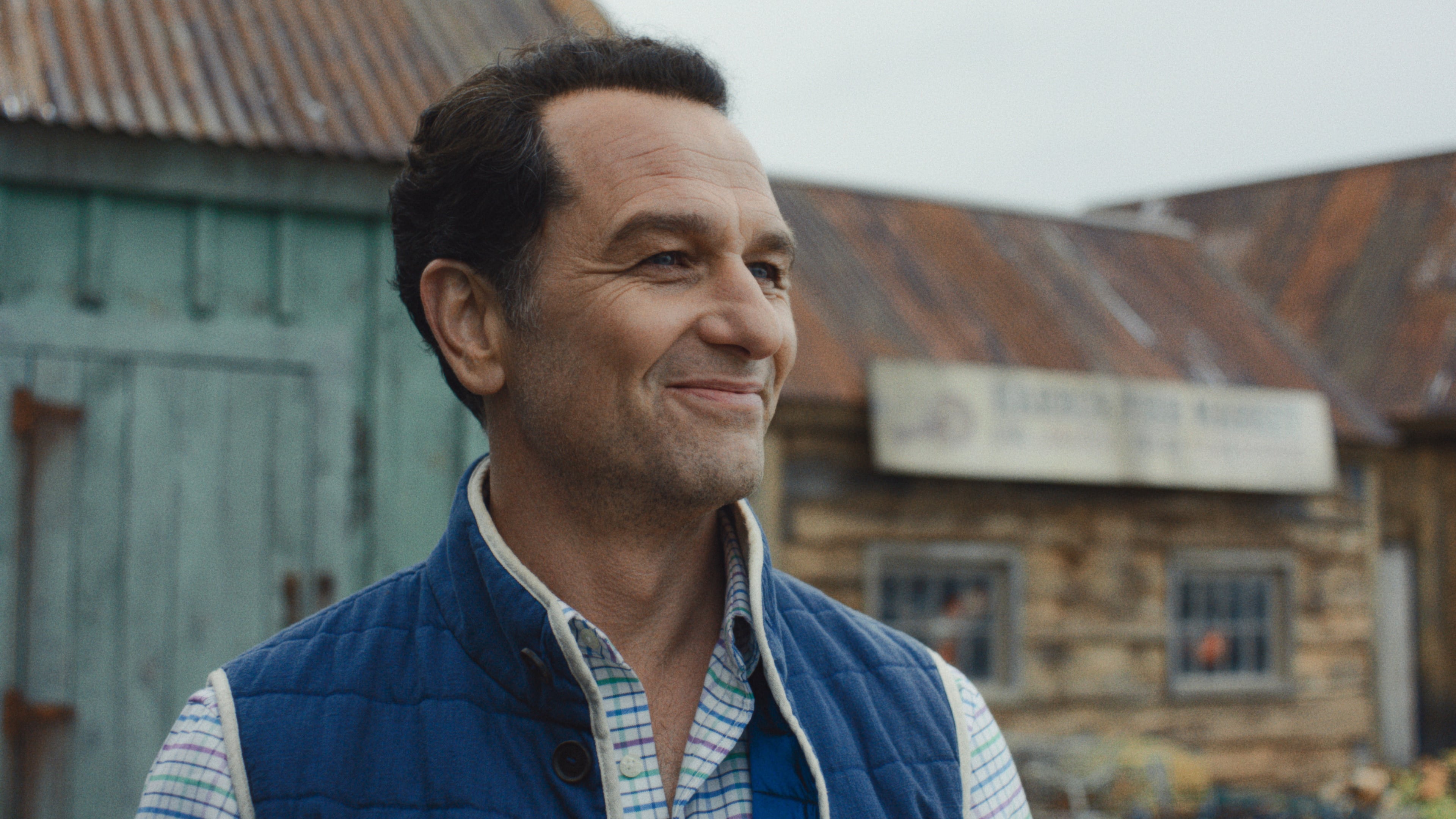This image released by Apple TV+ shows Matthew Rhys in a scene from "Widow's Bay." (Apple TV+ via AP)