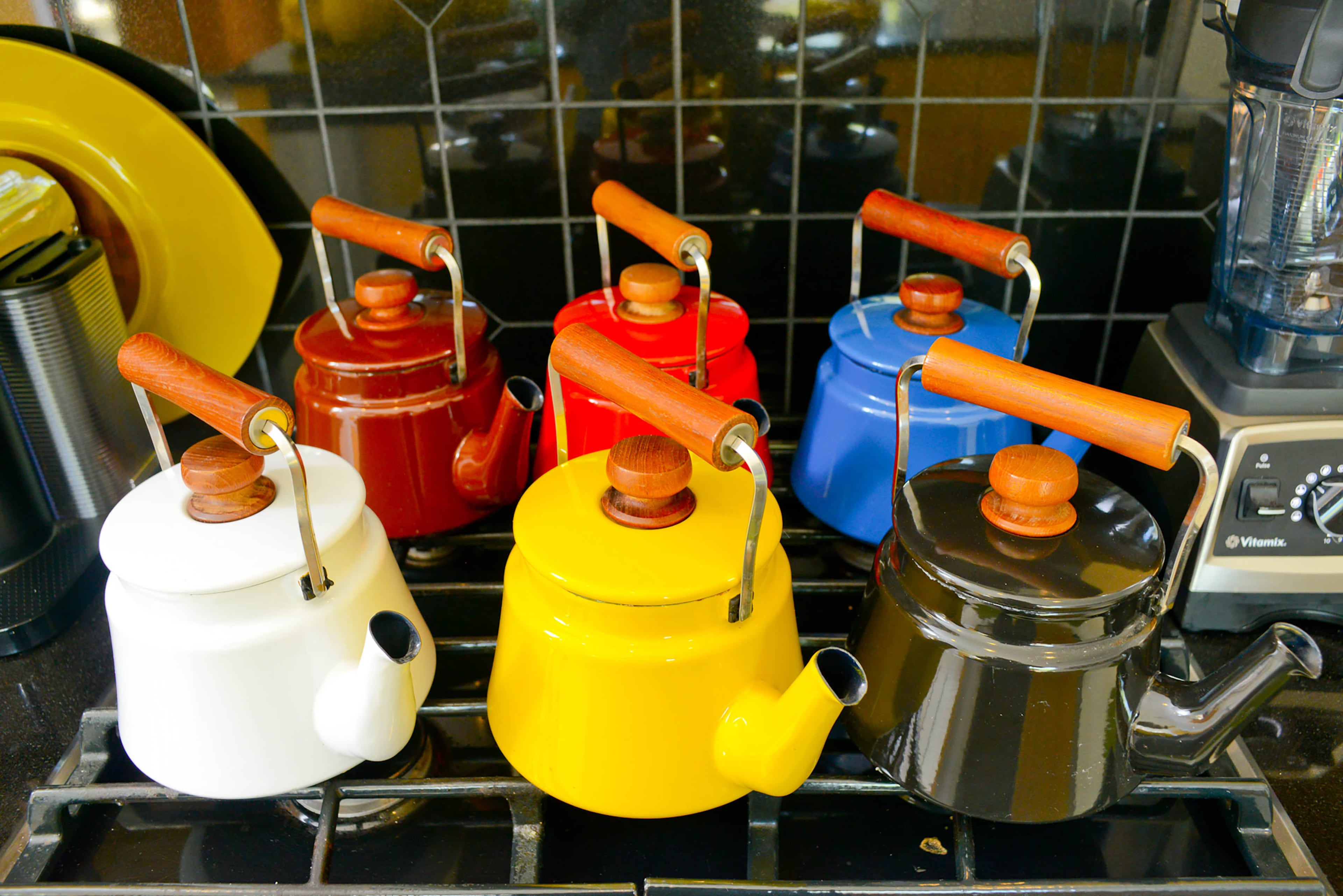 Over the years, Henry has amassed many collections, from vibrant kettles and pots to model planes and comedy-tragedy masks. "When I do a collection of art, I only do it to fill the space. So it doesn't look like a hoarder house at all," said Henry, who sells a completed collection only if he's moving or upgrading to a better one.