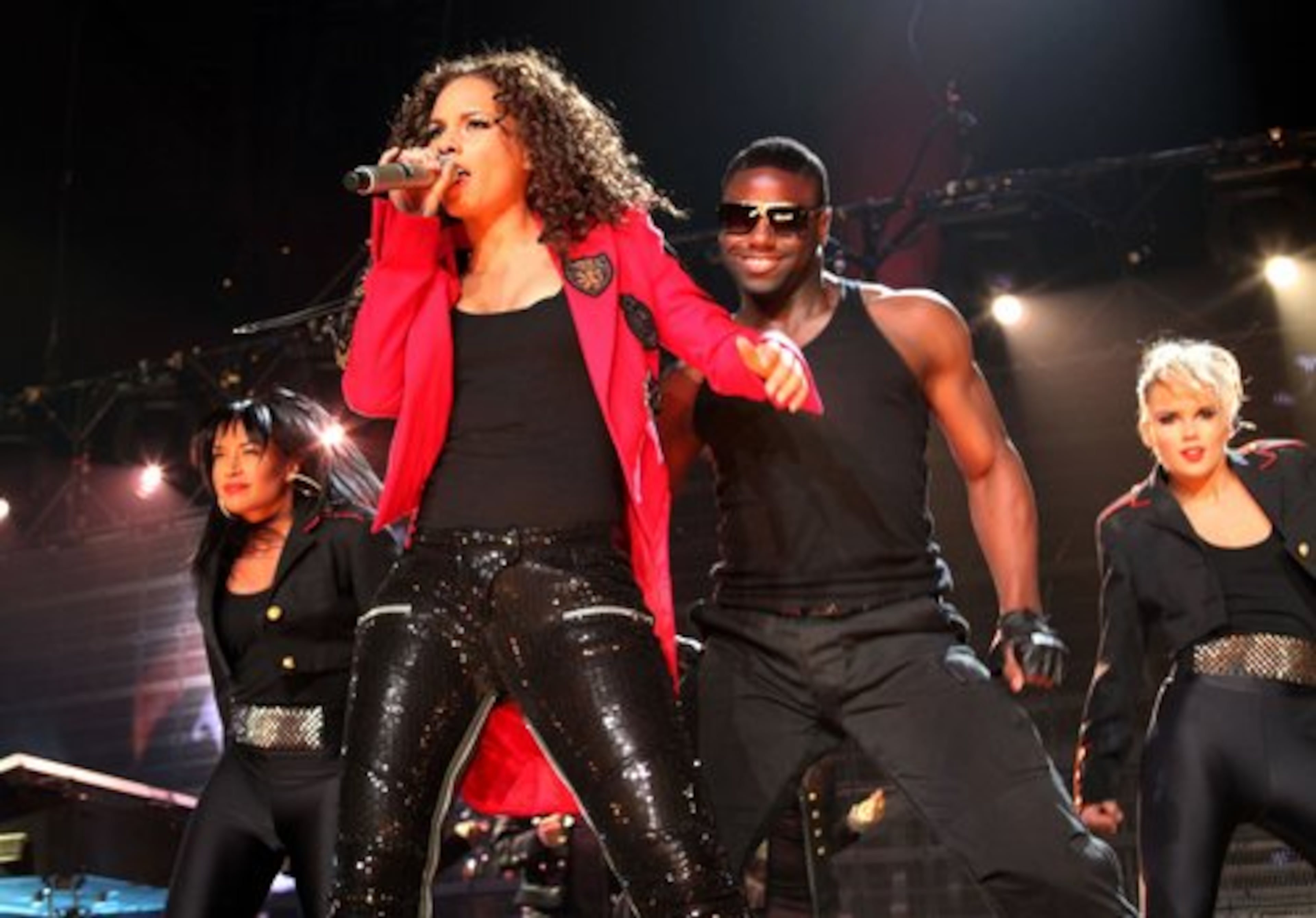 Alicia Keys performs.