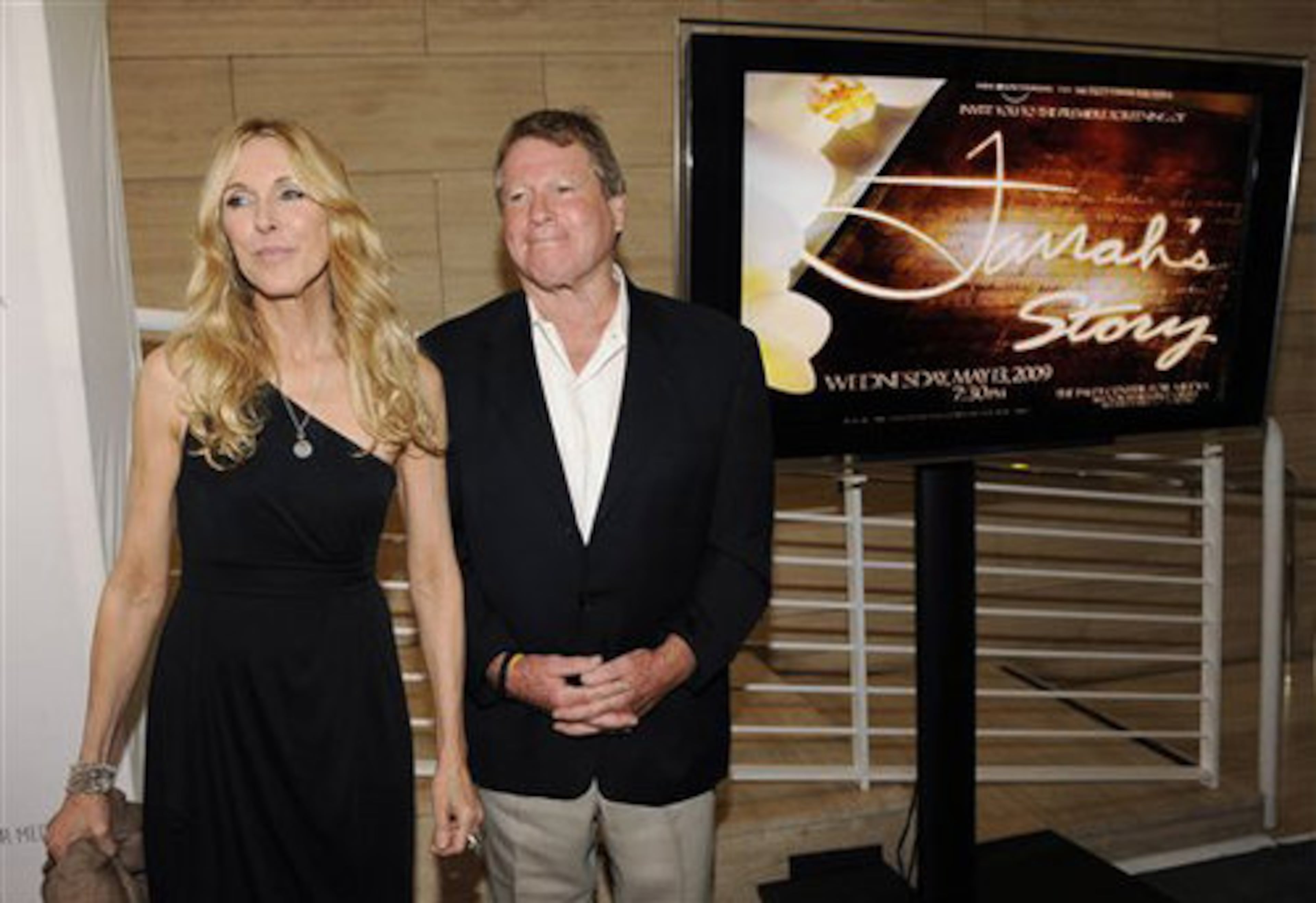 Ryan O'Neal and producer Alana Stewart premiered the NBC documentary "Farrah's Story" on Wednesday, May 13 in Beverly Hills, Calif. The feature-length documentary chronicles Farrah Fawcett's two-and-a-half-year battle with cancer. It will broadcast 9-11 p.m. Friday, May 15.