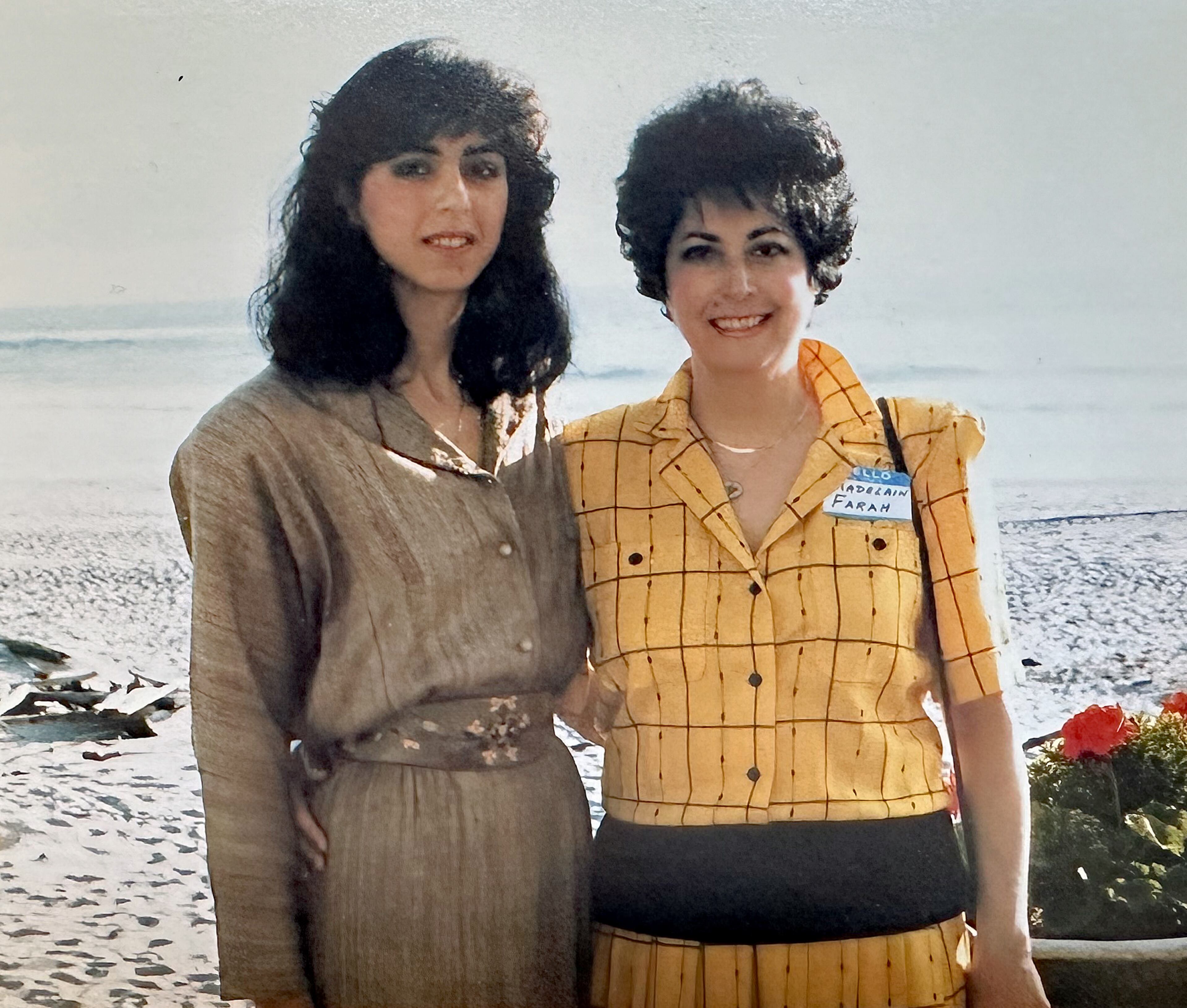 Leila Habib-Kirske (left) wrote “Lebanese Cuisine” to update her mother Madelain Farah’s 1972 cookbook. (Courtesy of Leila Habib-Kirske)