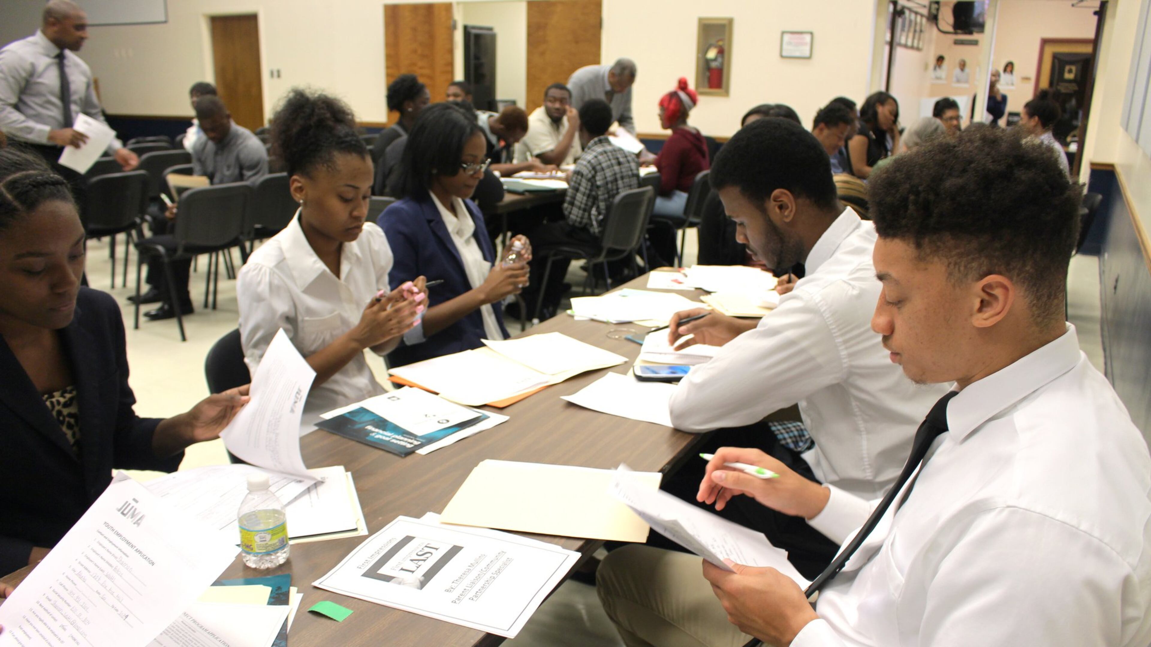 My Brother’s Keeper Fulton County and Juma Ventures hosted a recruitment event. The county will have to return some grant money used for workforce development because it wasn’t spent in time. AJC FILE PHOTO