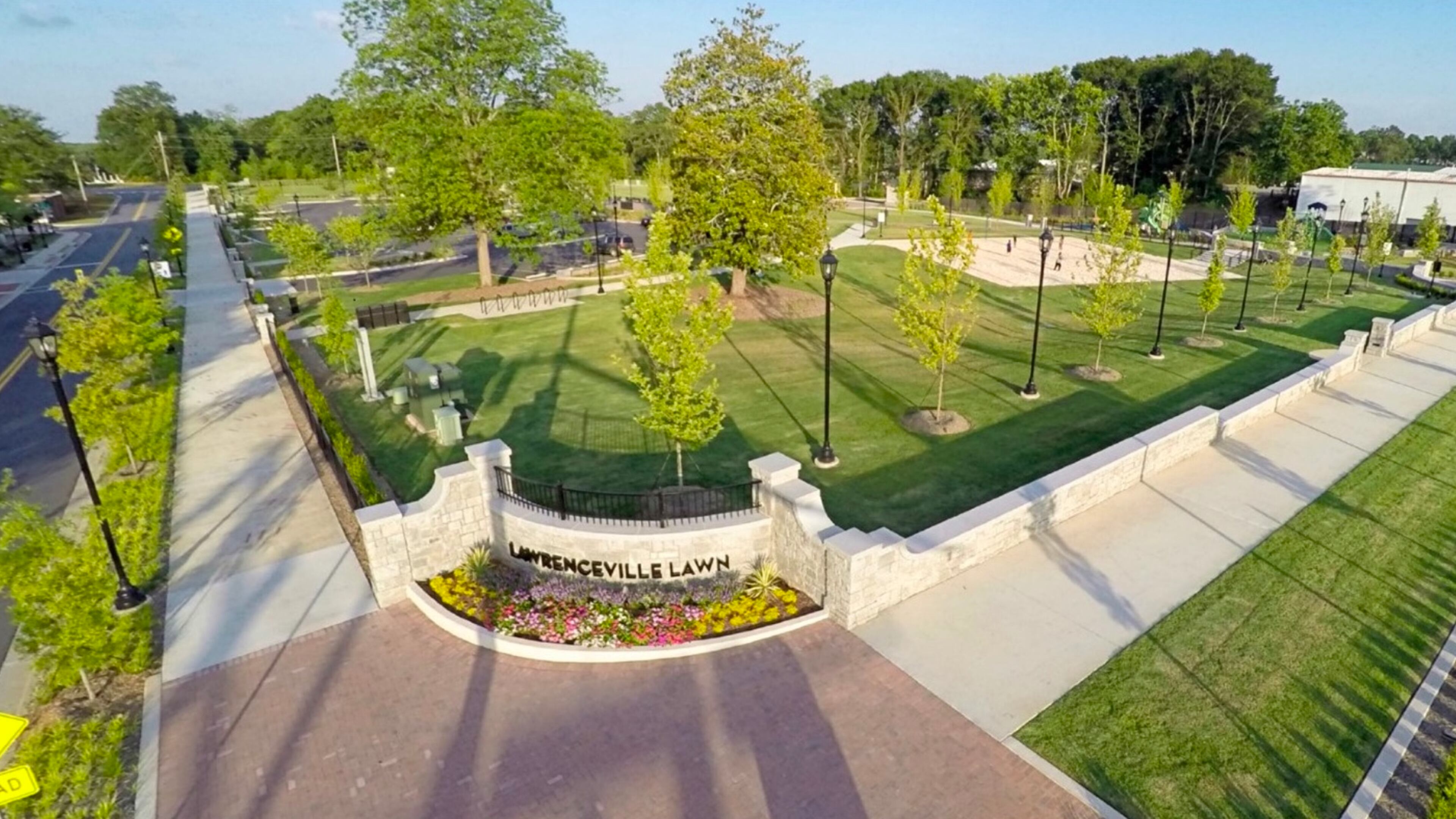 Lawrenceville adopts Livable Centers Initiative 5-Year Plan Update. The Lawrenceville Lawn is just one example of the kinds of initiatives identified in the originnal LCI plan. Courtesy City of Lawrenceville