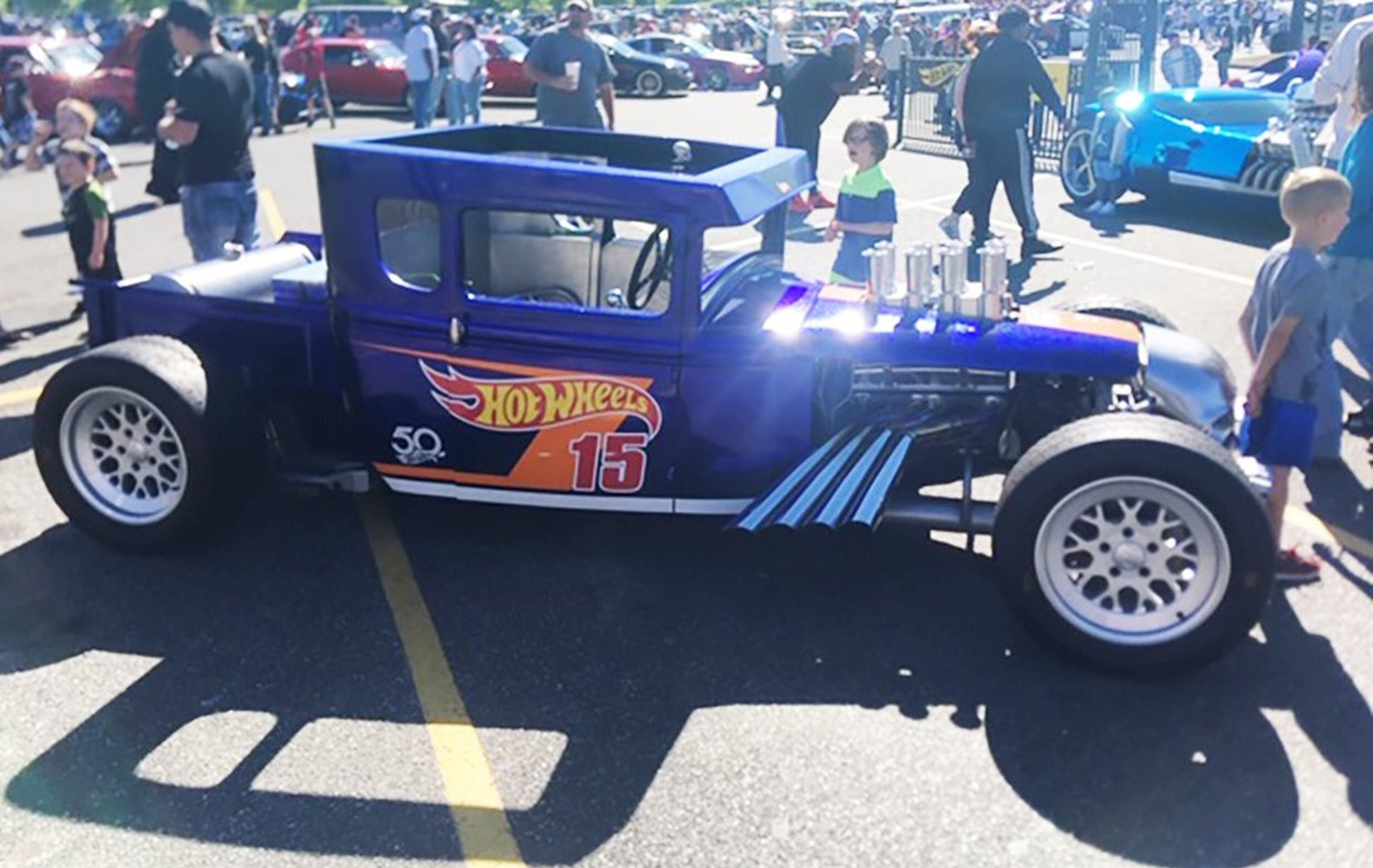 The Hot Wheels Legends Tour rolled into the Walmart parking lot in Buford on April 27. Thousands of fans showed up to view the national traveling car show.