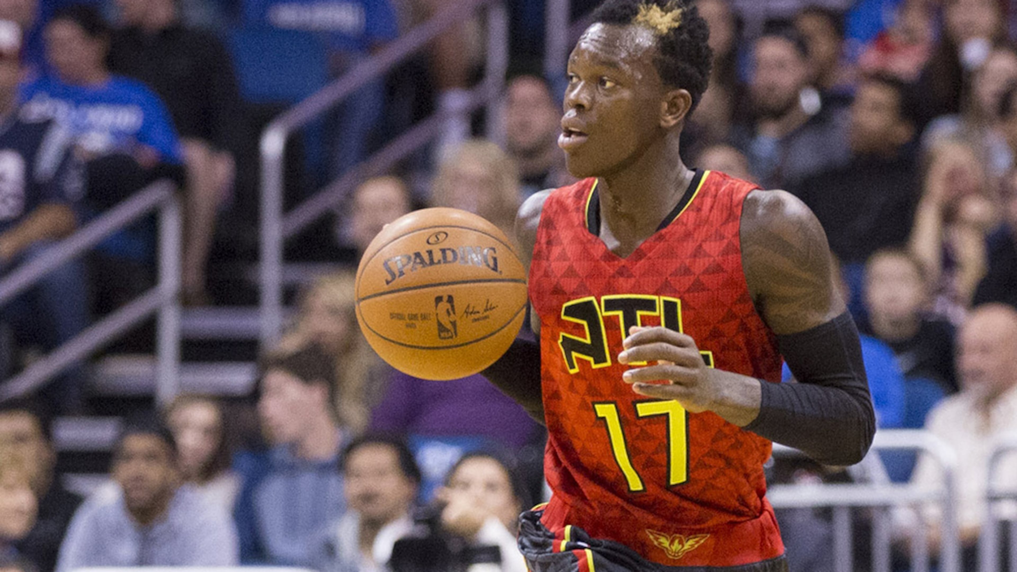Guard Dennis Schroder has appeared in 33 games this season for the Hawks.