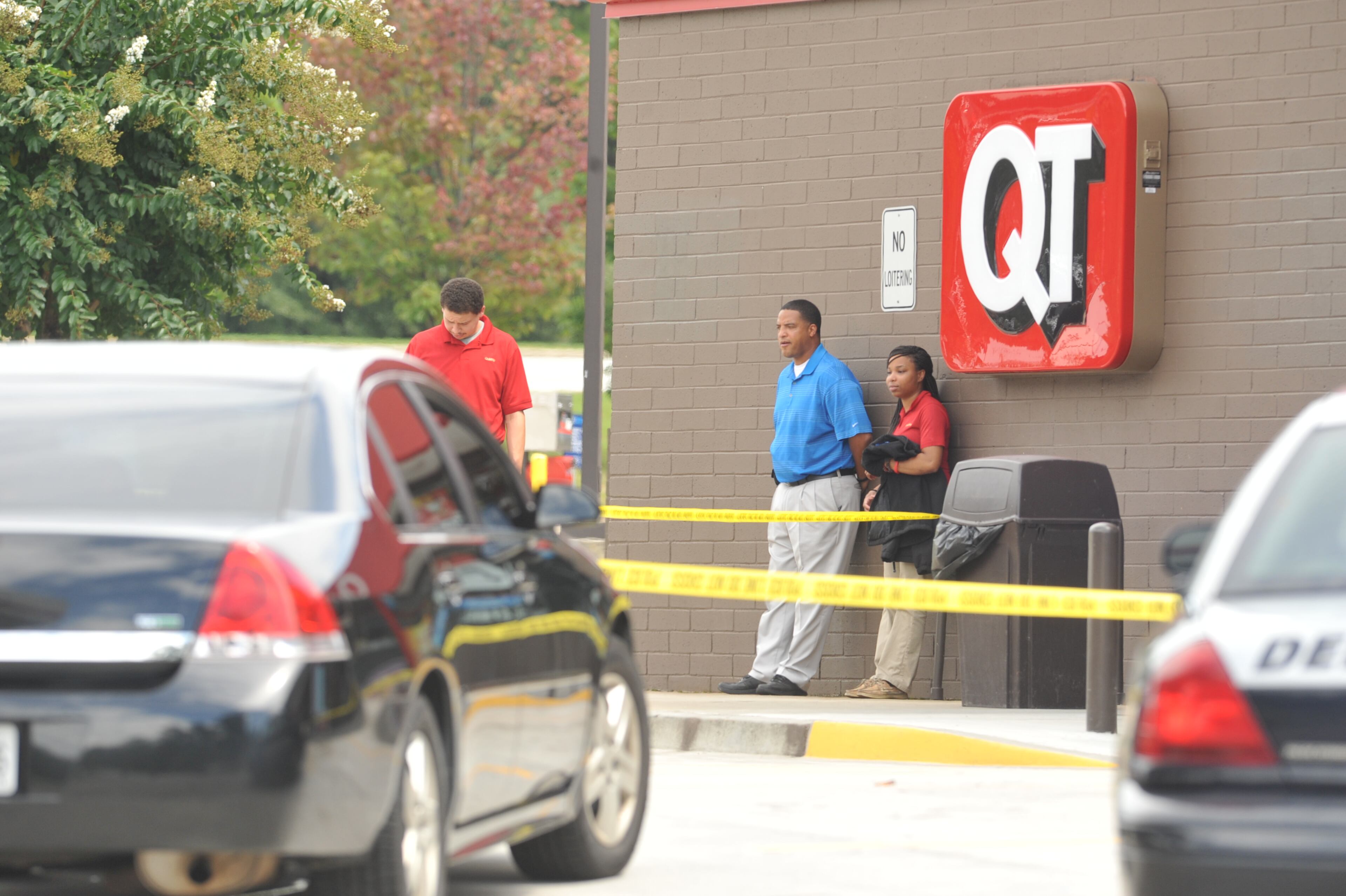 The shooting happened around 1 p.m. Monday at the QuikTrip in the 7200 block of Rockbridge Road.