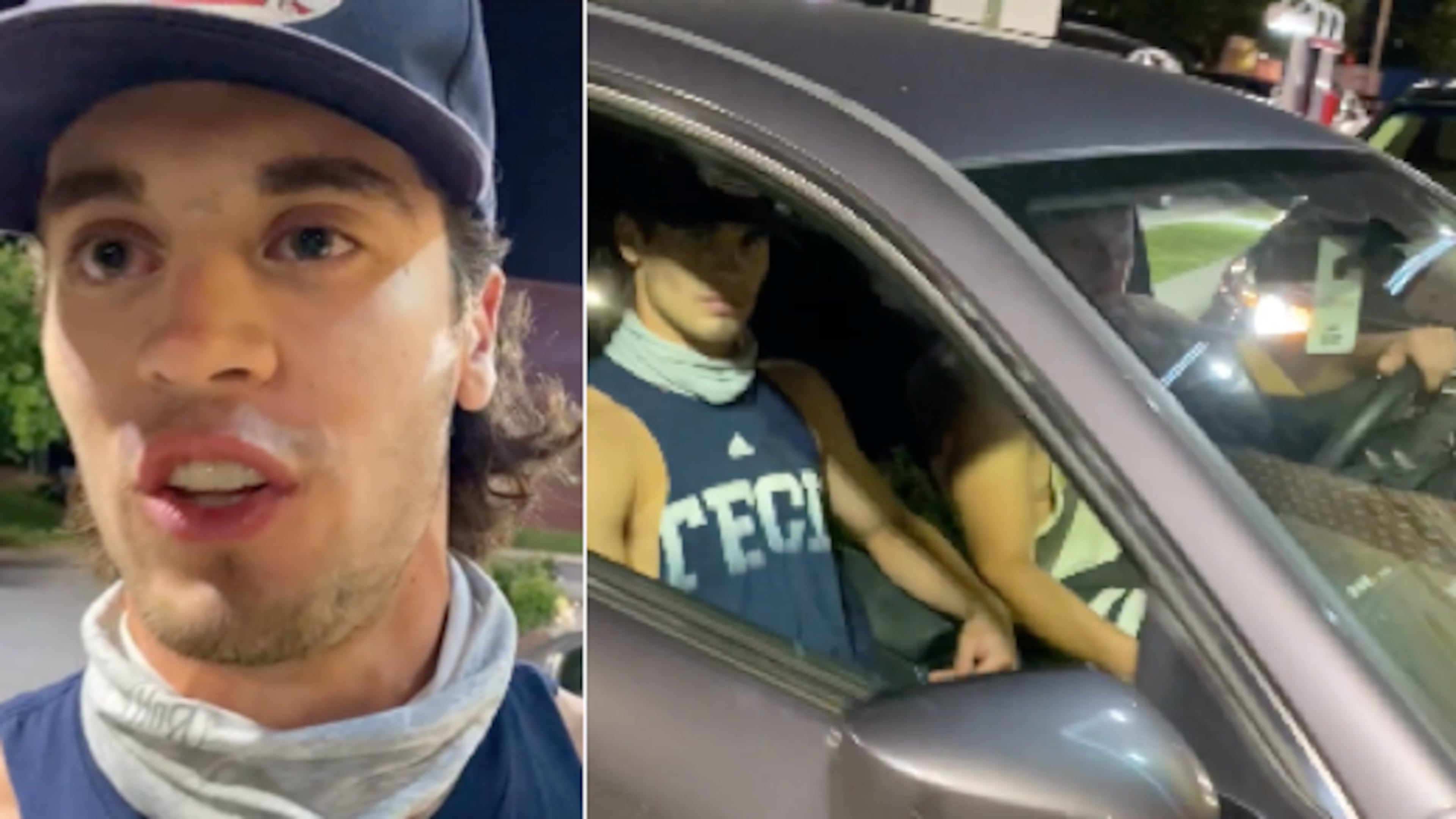 Georgia Tech baseball player Charlie Benson was captured on video berating two women and slinging politically charged insults at them after an alleged fender bender in the drive-thru line of a northwest Atlanta Cookout. He later apologized in a note shared on the baseball team's official Facebook page.