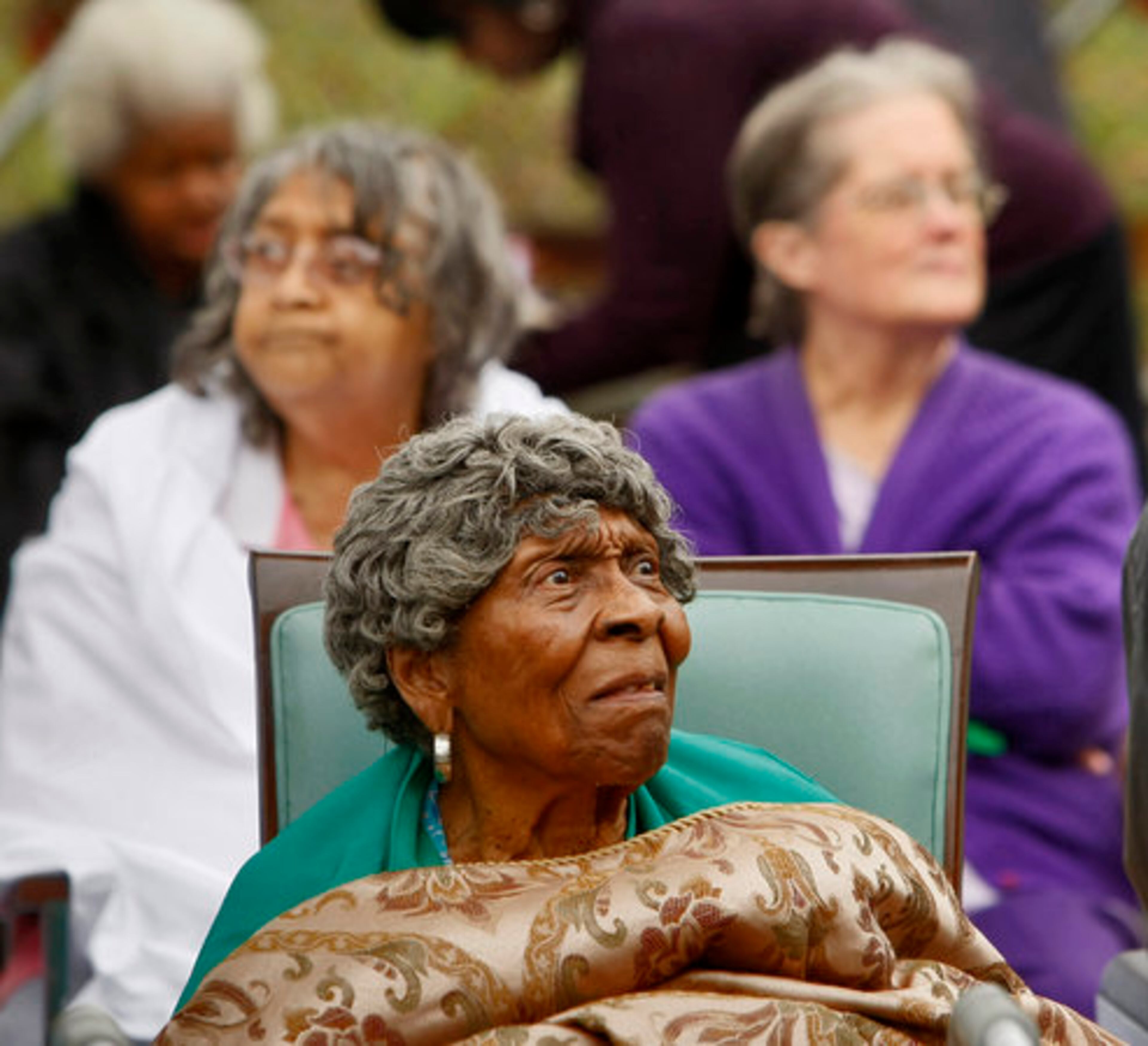 Mary Hargrove, 97, has lived at the Baptist Towers since 2002.
