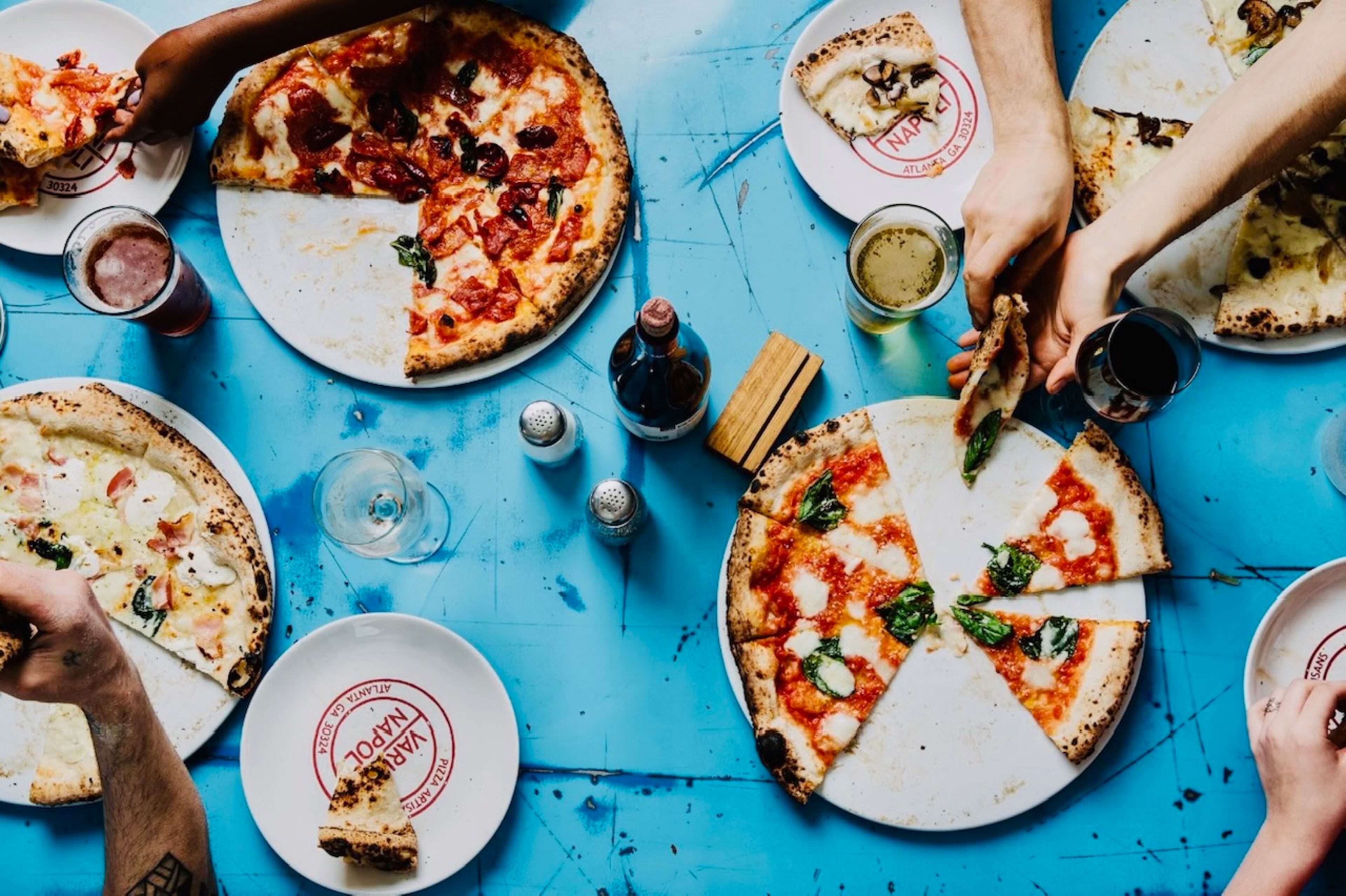 Pizzas from Varuni Napoli. (Courtesy of Varuni Napoli)