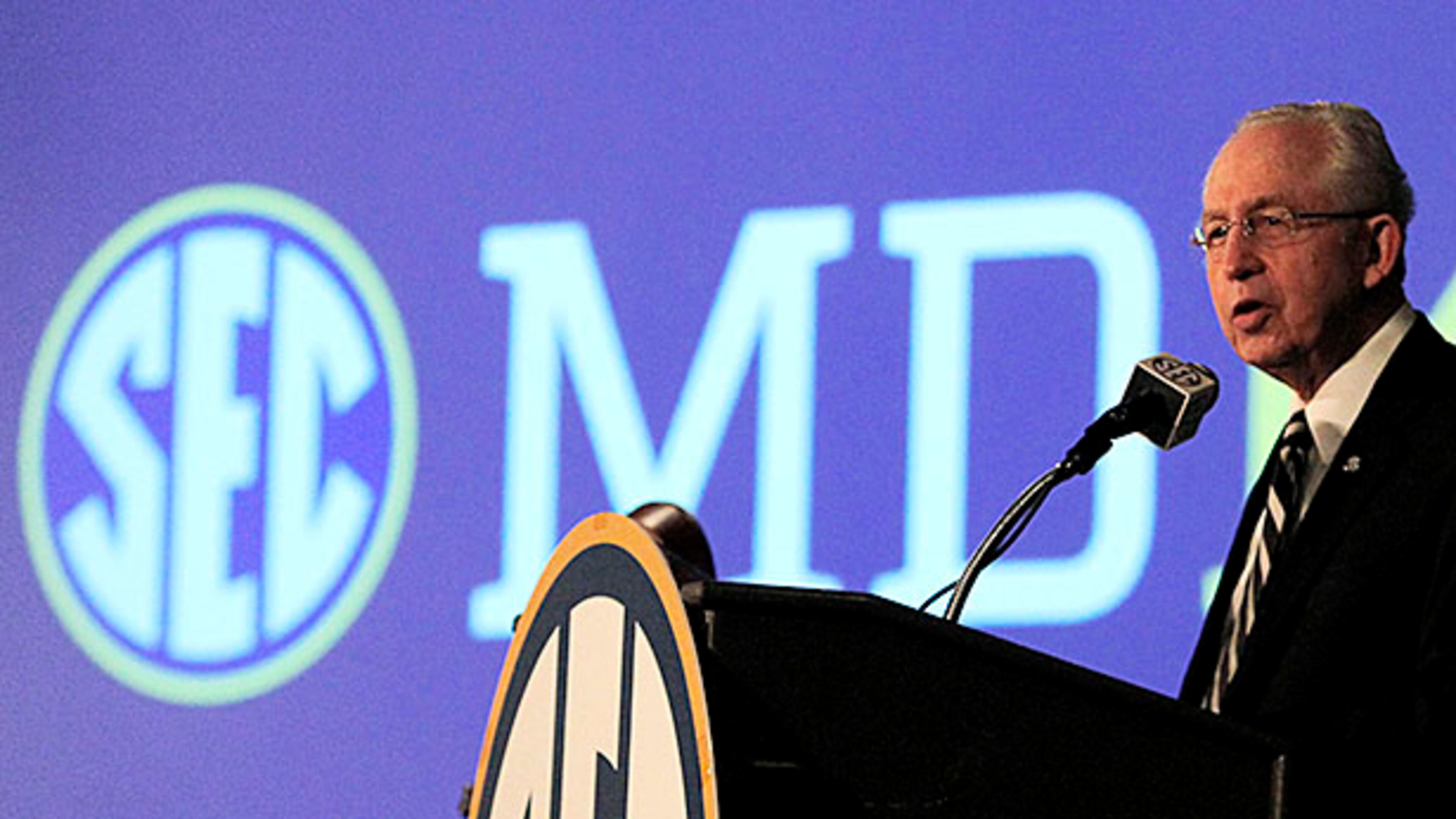 SEC commissioner Mike Slive alluded to his earlier comments that the conference will pursue creating a new NCAA Division — a Division 4 — if the autonomy proposal is rejected by the NCAA Division I board of directors.