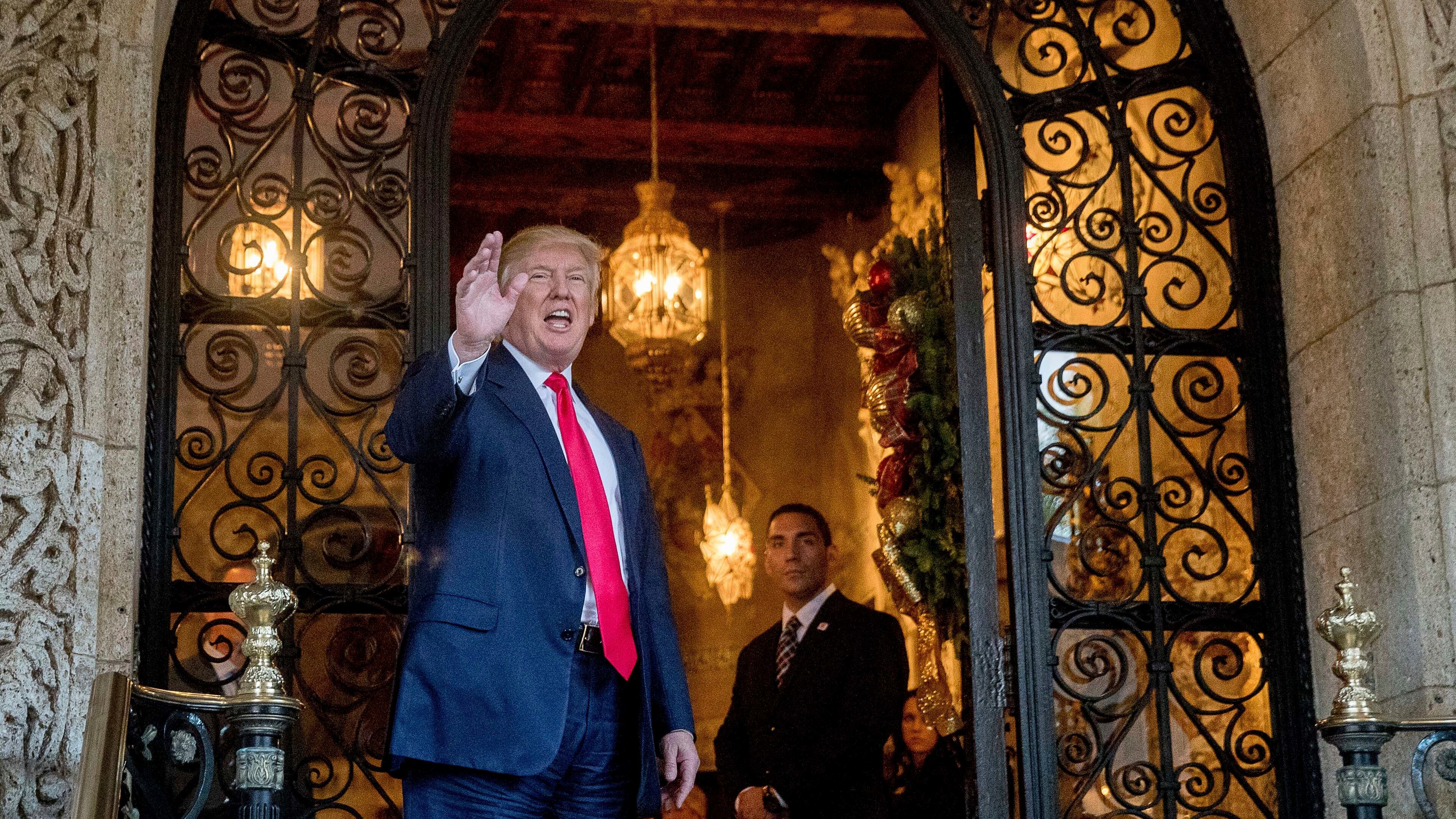 When Donald Trump comes to Palm Beach, as he did over this holiday week, he brings national attention to the county. (AP Photo/Andrew Harnik)