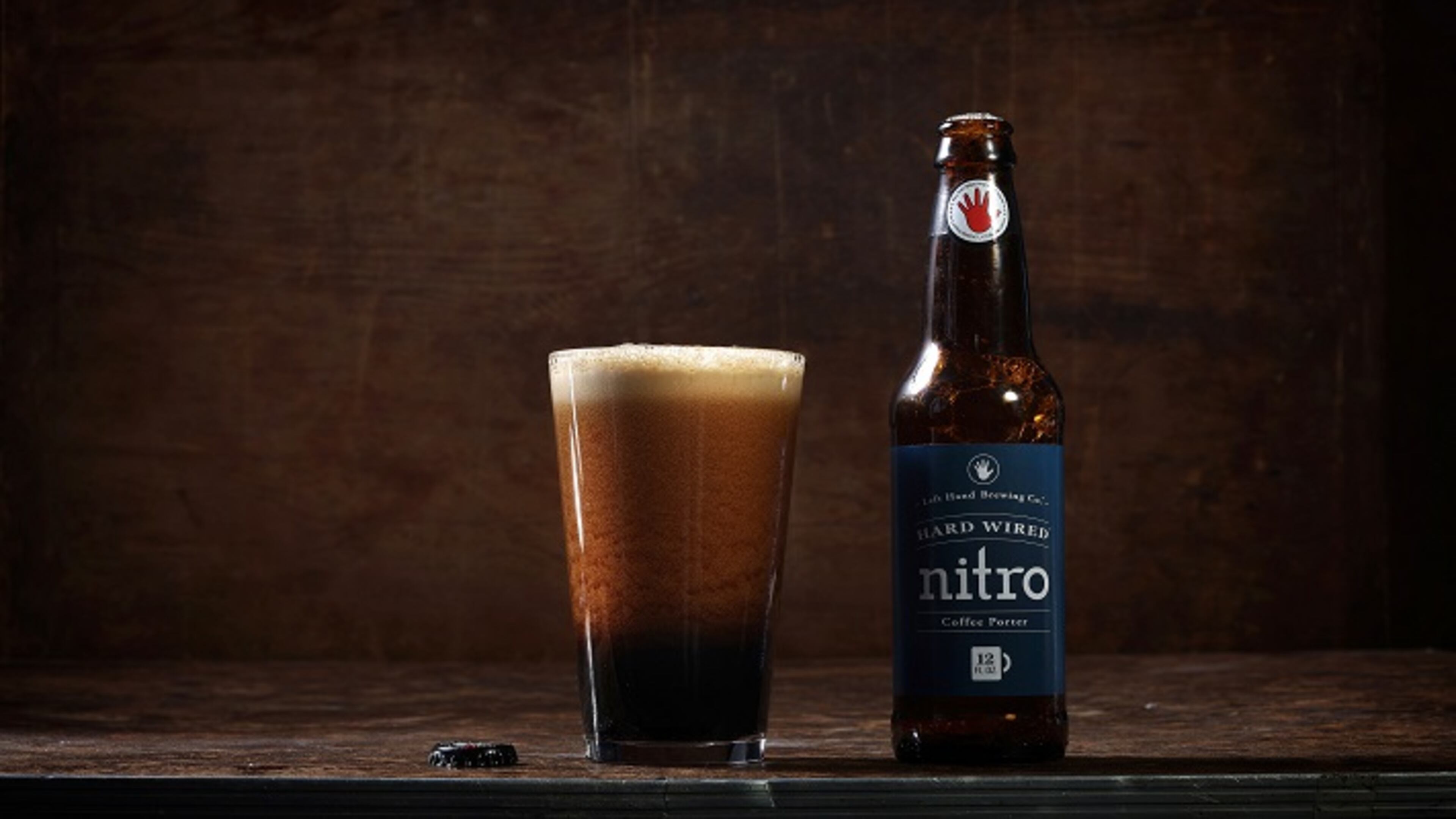 Left Hand Brewing Hard Wired Nitro Coffee Porter has a fleeting wisp of light chocolate sweetness that gives way quickly to a powerful coffee punch that is more espresso than drop coffee. (E. Jason Wambsgans/Chicago Tribune/TNS)