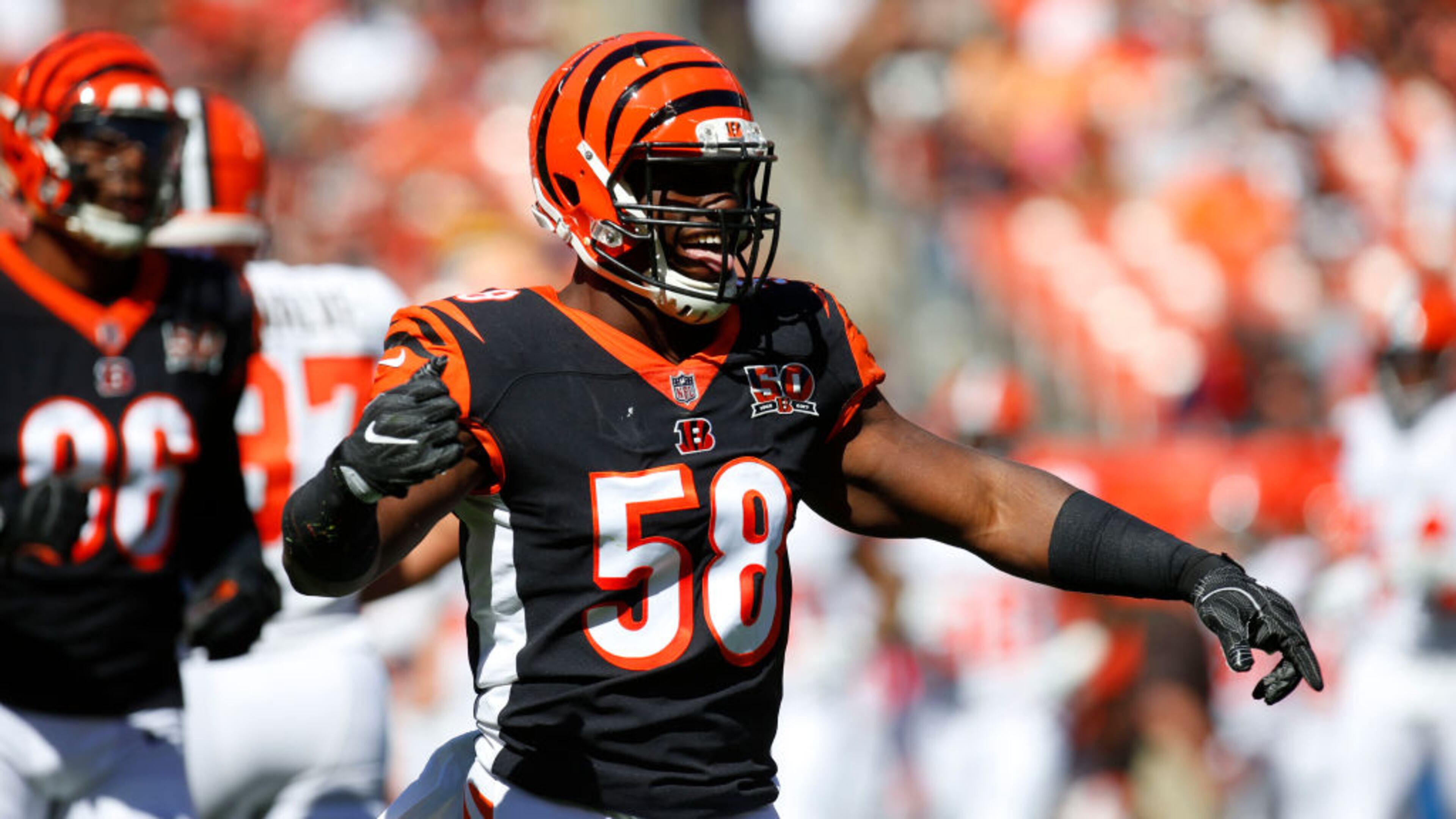 Carl Lawson, a graduate of Milton High School, is making a big impact with the Cincinnati Bengals as a rookie and is nearing the team's rookie sack record.