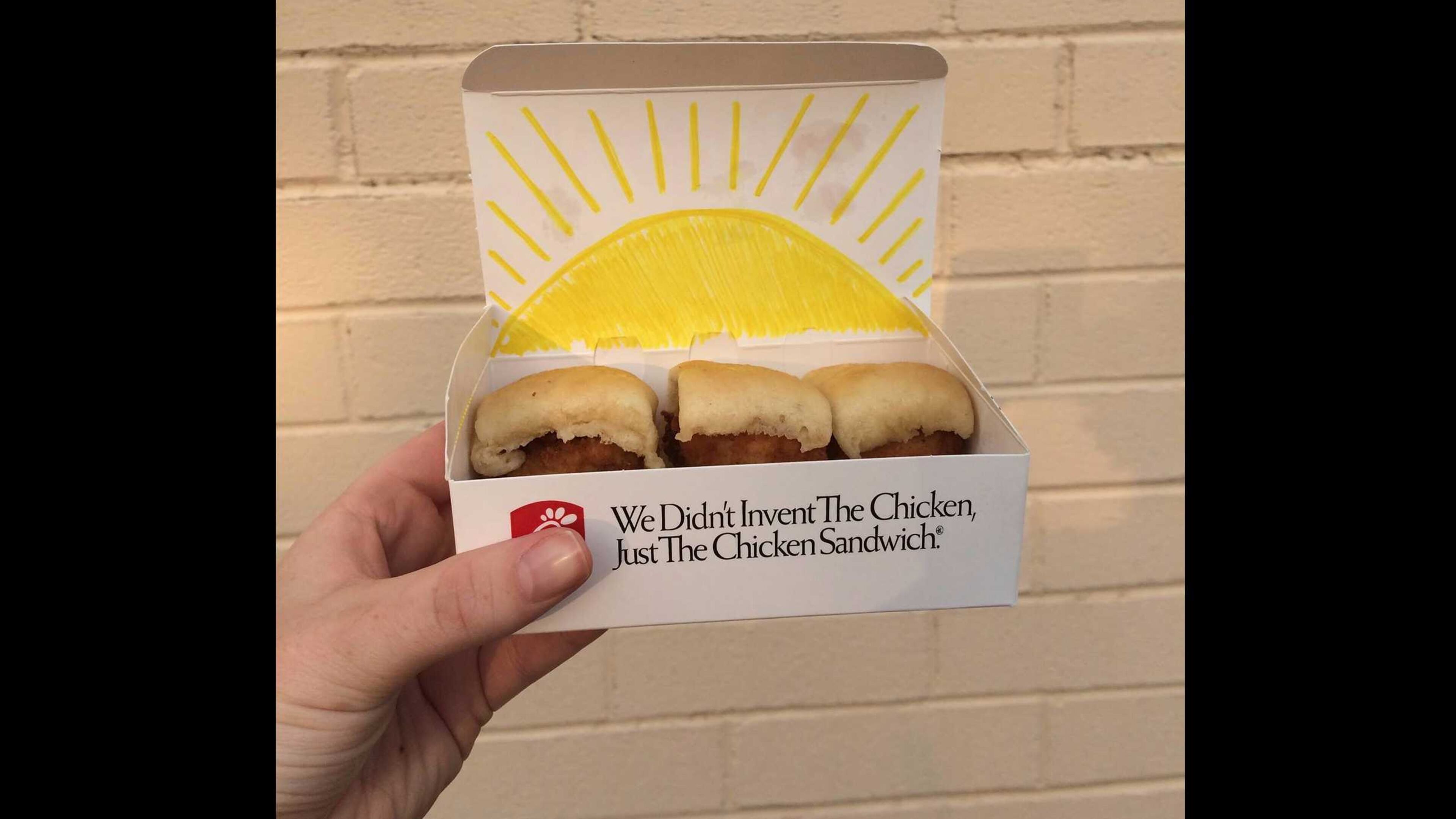 A three-count order of the Chick-n-Minis