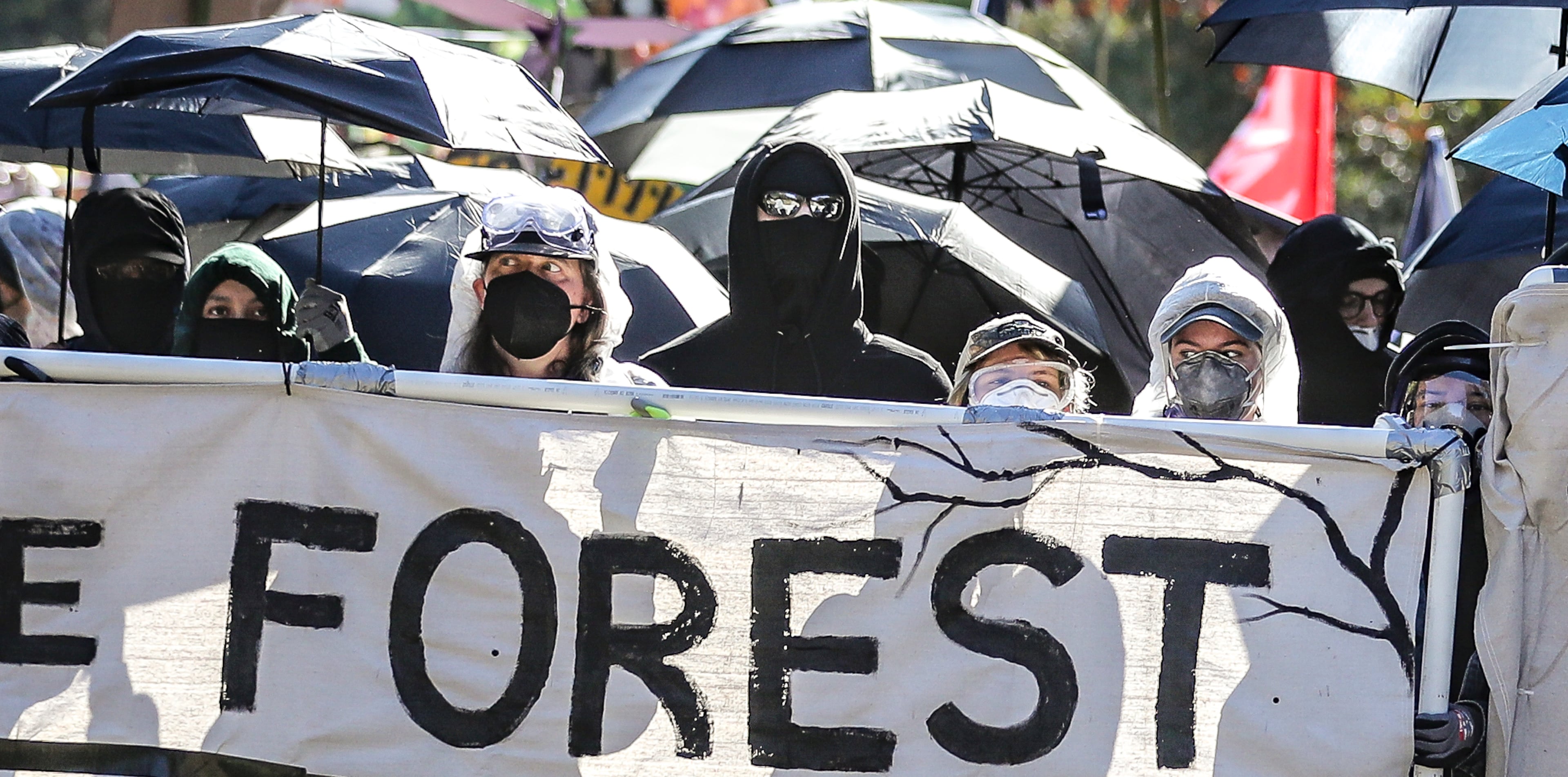 Activists who oppose the Atlanta public safety training center now under construction have criticized Sen. Raphael Warnock, saying he hasn't done enough to ensure that their efforts to hold a referendum on the project get a fair hearing. His silence following the death of one protester, who police say fired at them first, also drew rebukes. “He’s a great man with a good heart,” said Linda Sarsour, a co-founder of the civil rights group Until Freedom.“But he has to speak up. People sent you to the Senate to be a bold and brave voice. People sent you to the Senate because they believe that you align with people, that you’re going to lift the most downtrodden, marginalized people. And we expect that from you. We wouldn’t be saying the hard things to you if we didn’t believe that you could do better.” (John Spink / John.Spink@ajc.com)