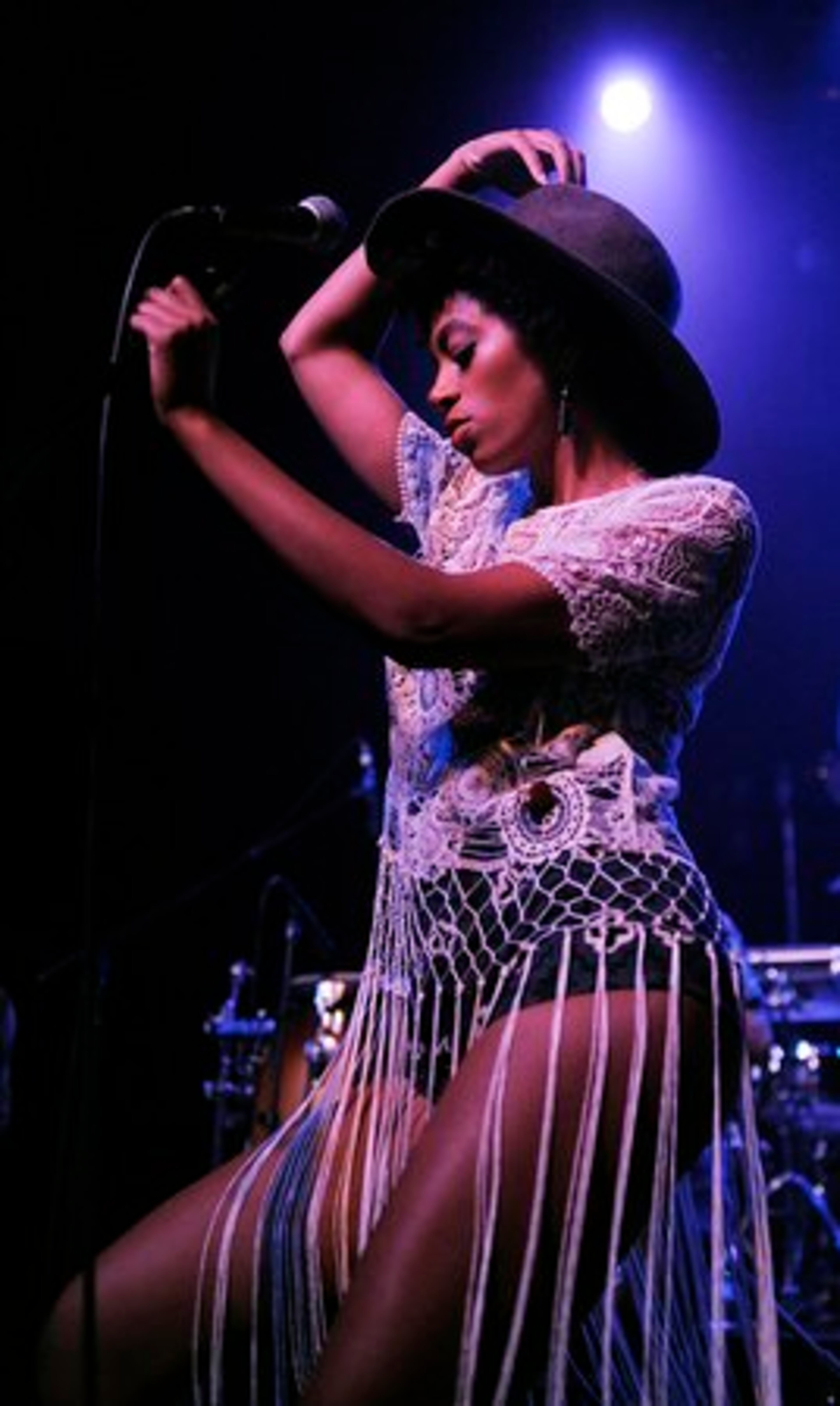 Solange Knowles performs.