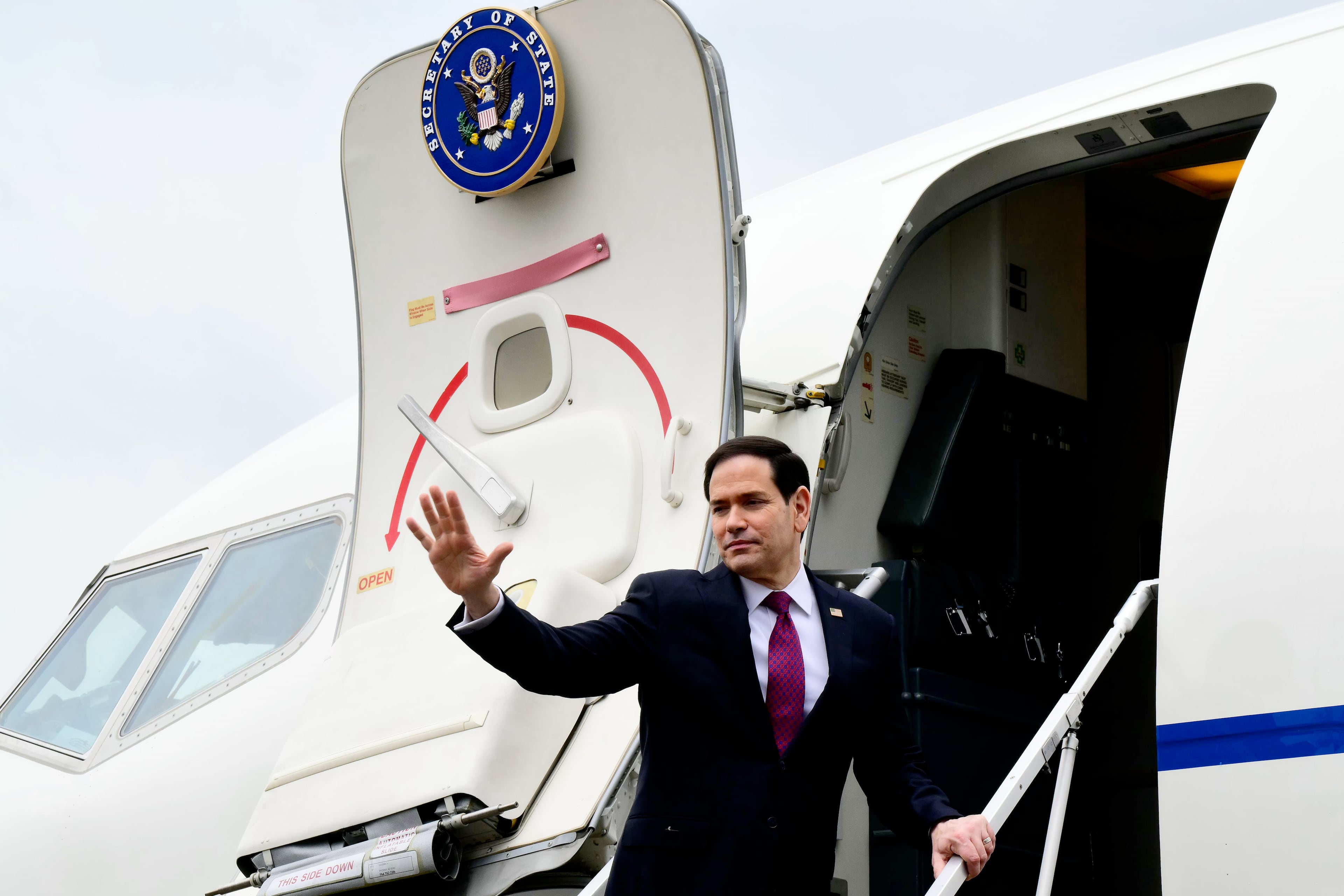 U.S. Secretary of State Marco Rubio is seen here on the last day of his visit to Italy and the Vatican earlier this month. (Stefano Rellandini/Pool Photo via AP)