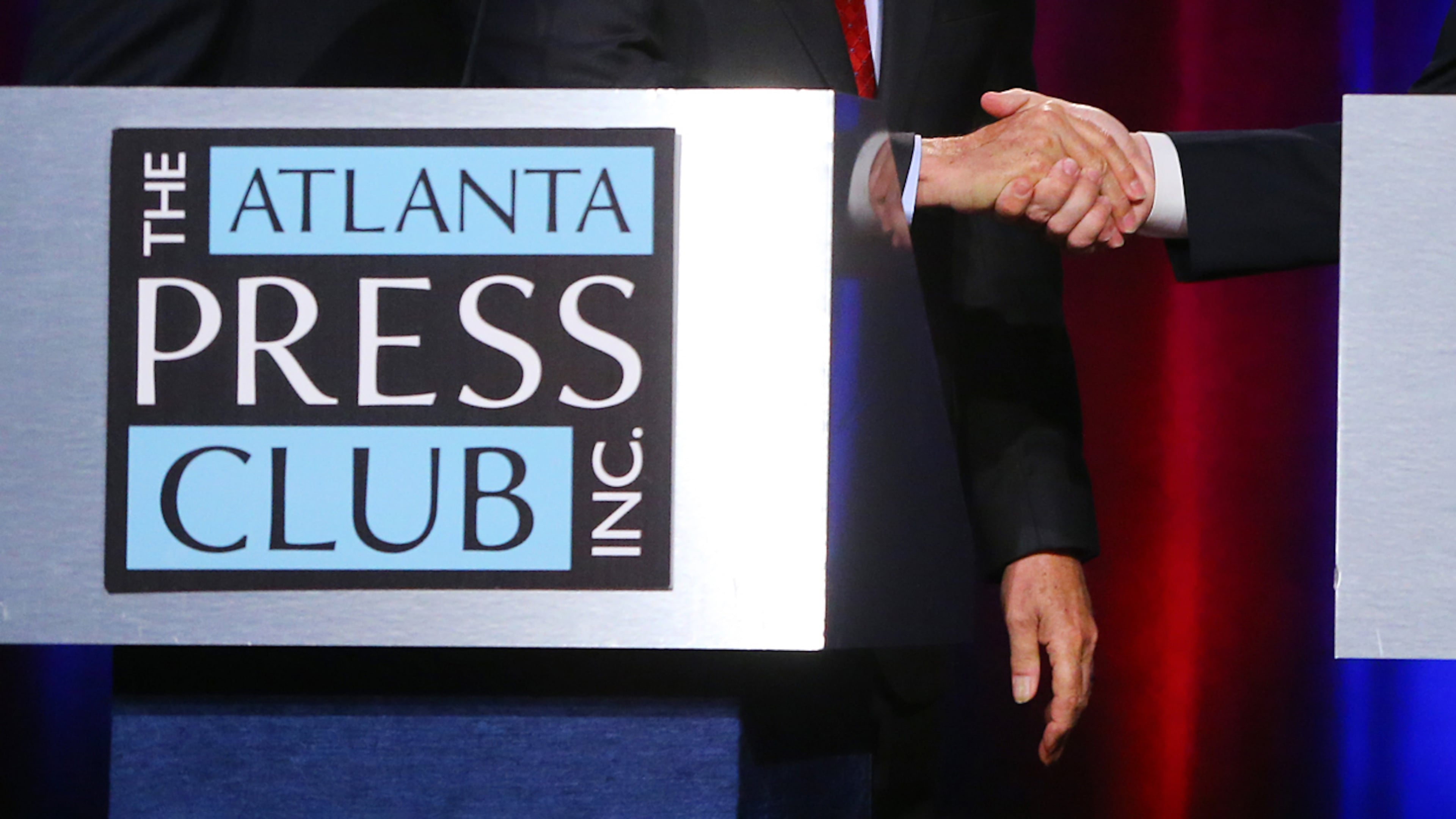 The Atlanta Press Club's Loudermilk-Young series of 18 debates runs Sunday through Tuesday. (Curtis Compton/AJC 2014)