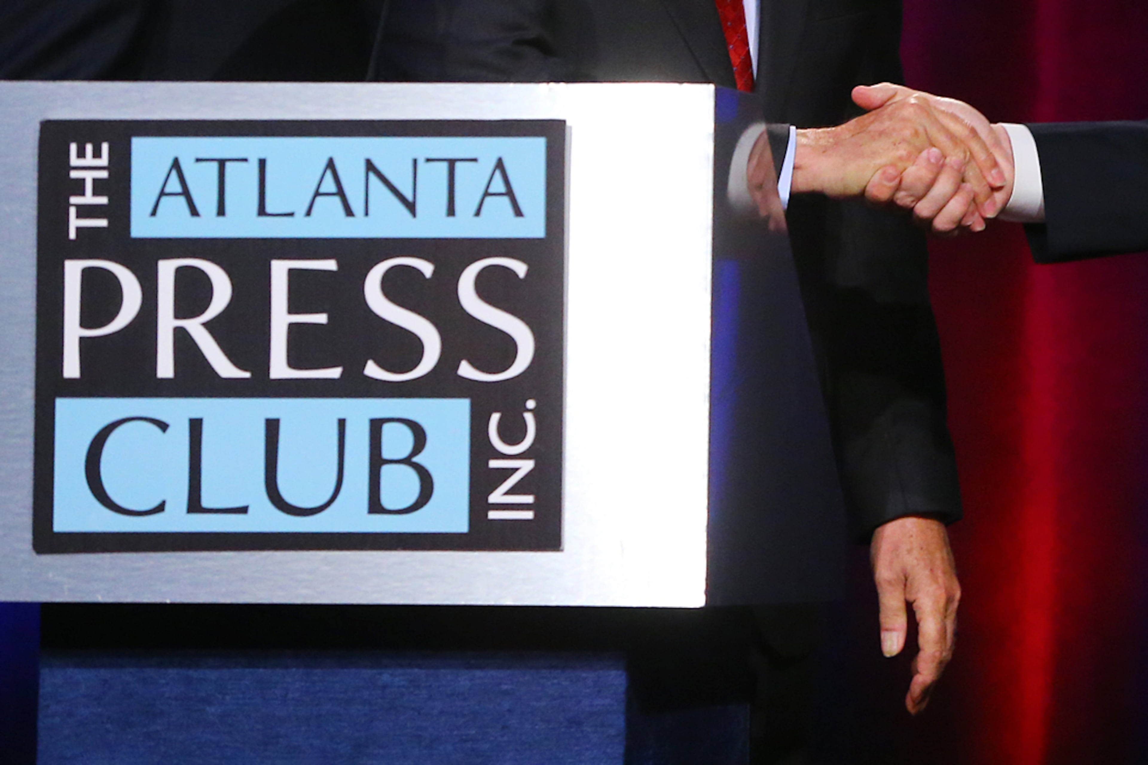 The Atlanta Press Club's Loudermilk-Young series of 18 debates runs Sunday through Tuesday. (Curtis Compton/AJC 2014)