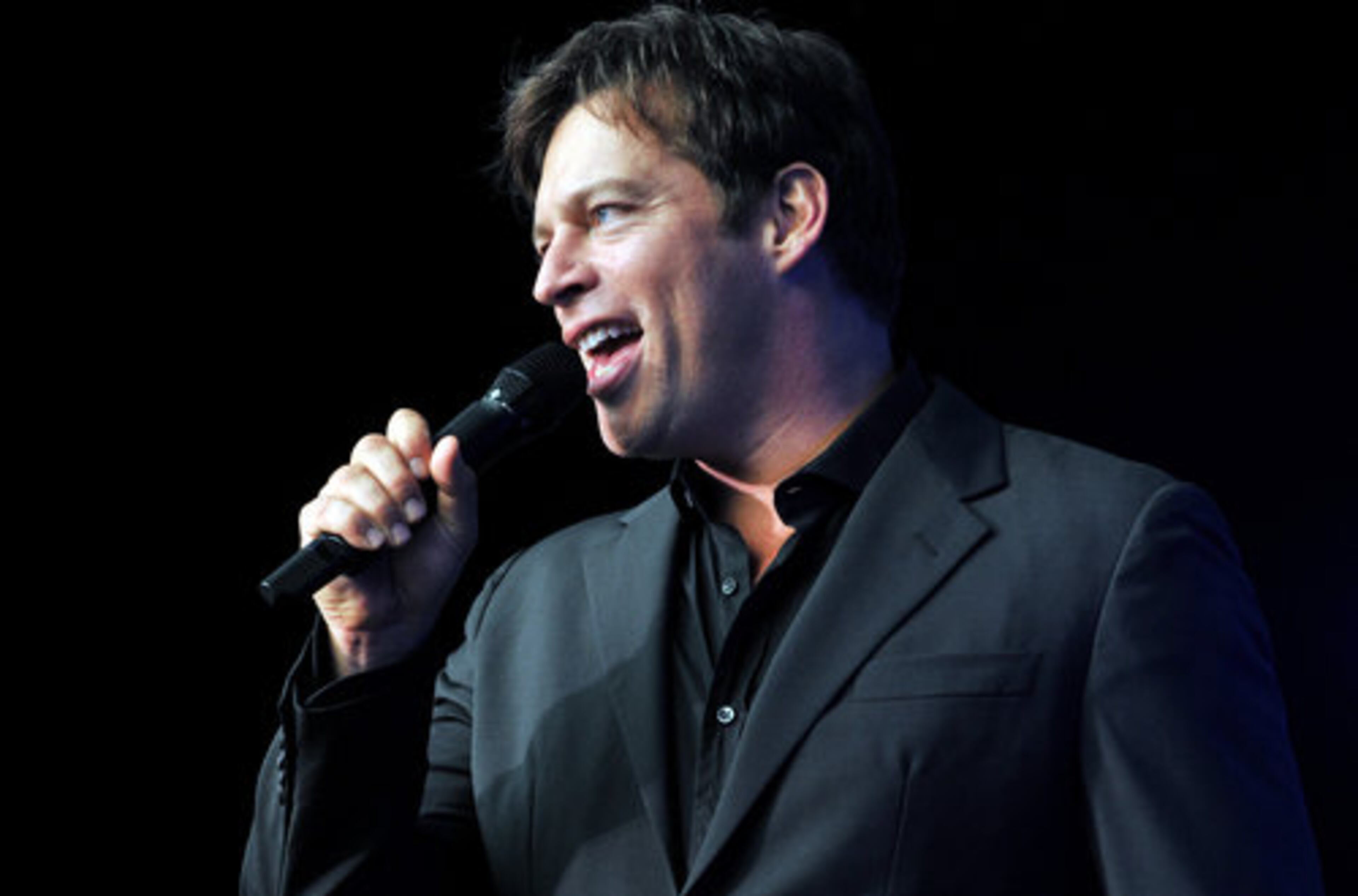 Harry Connick Jr. performs at Chastain Park Amphitheatre Saturday night. Connick s vocal talent was shaped early by luminaries such as Ellis Marsalis and James Booker. Saturday, June 19, 2010.