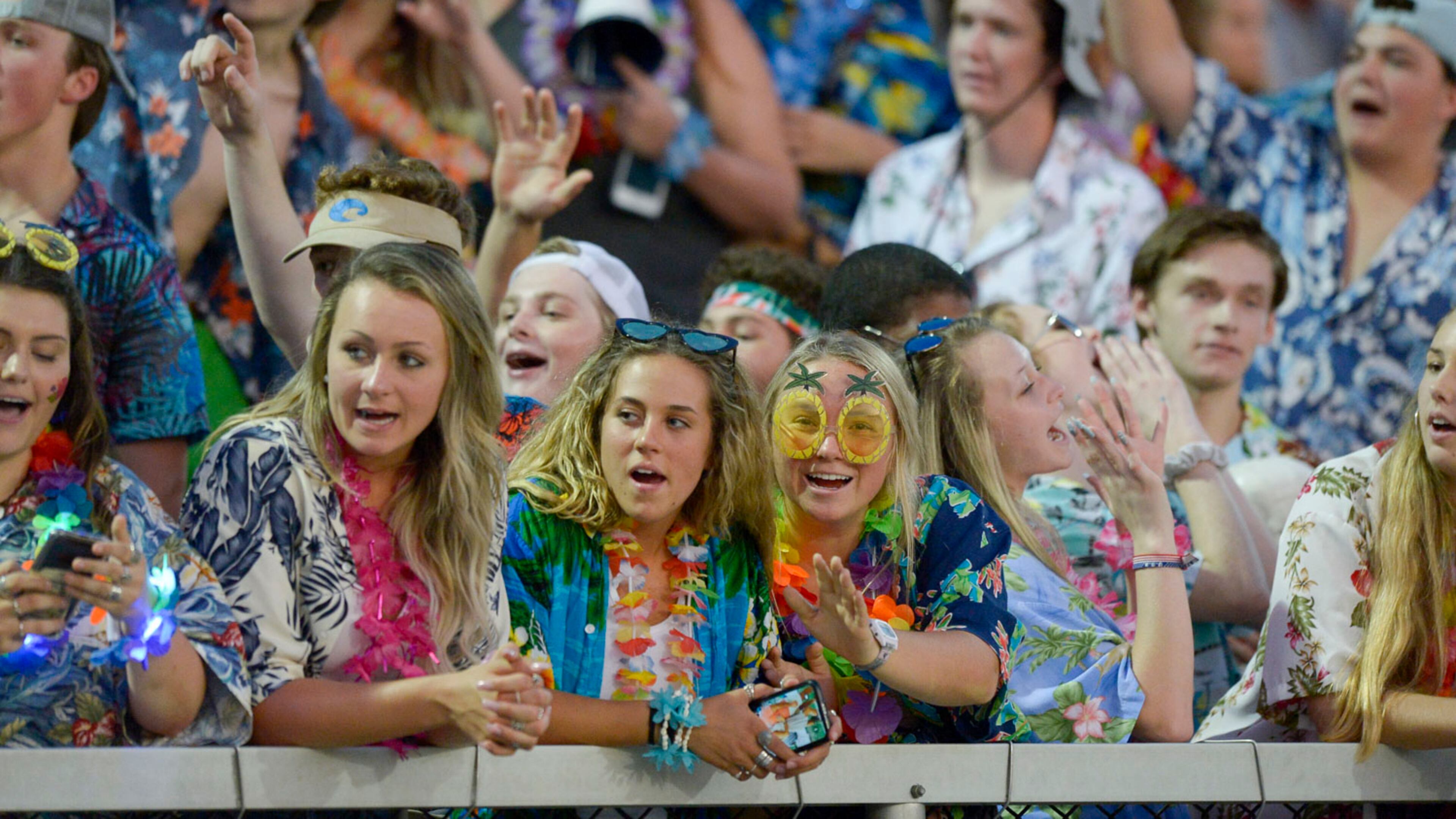 Friday Night fan fever: Creekview fans watch during a play in the first half of Friday's game against Allatoona. (Daniel Varnado/Special)