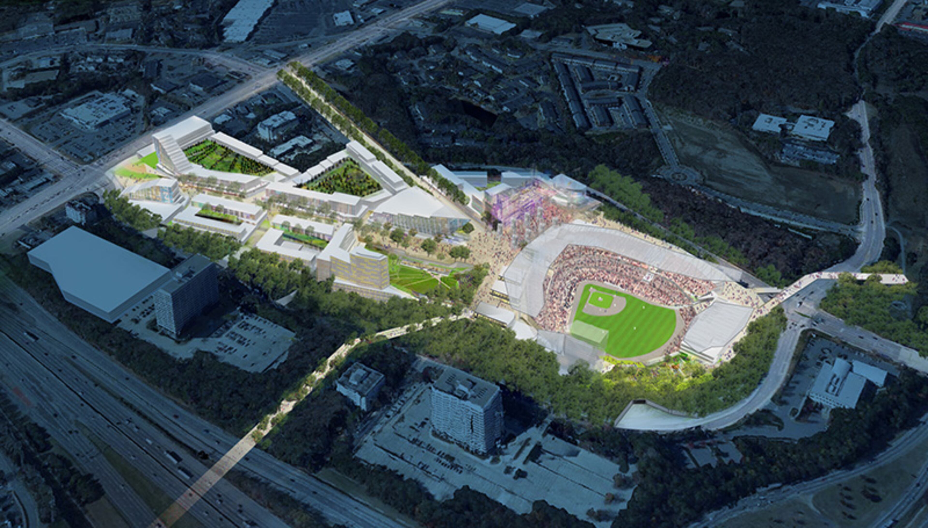 The Atlanta Braves have chosen Kansas City-based architecture firm Populous to design the team’s new stadium in Cobb County. Here is a look at other baseball facilities designed by the firm: