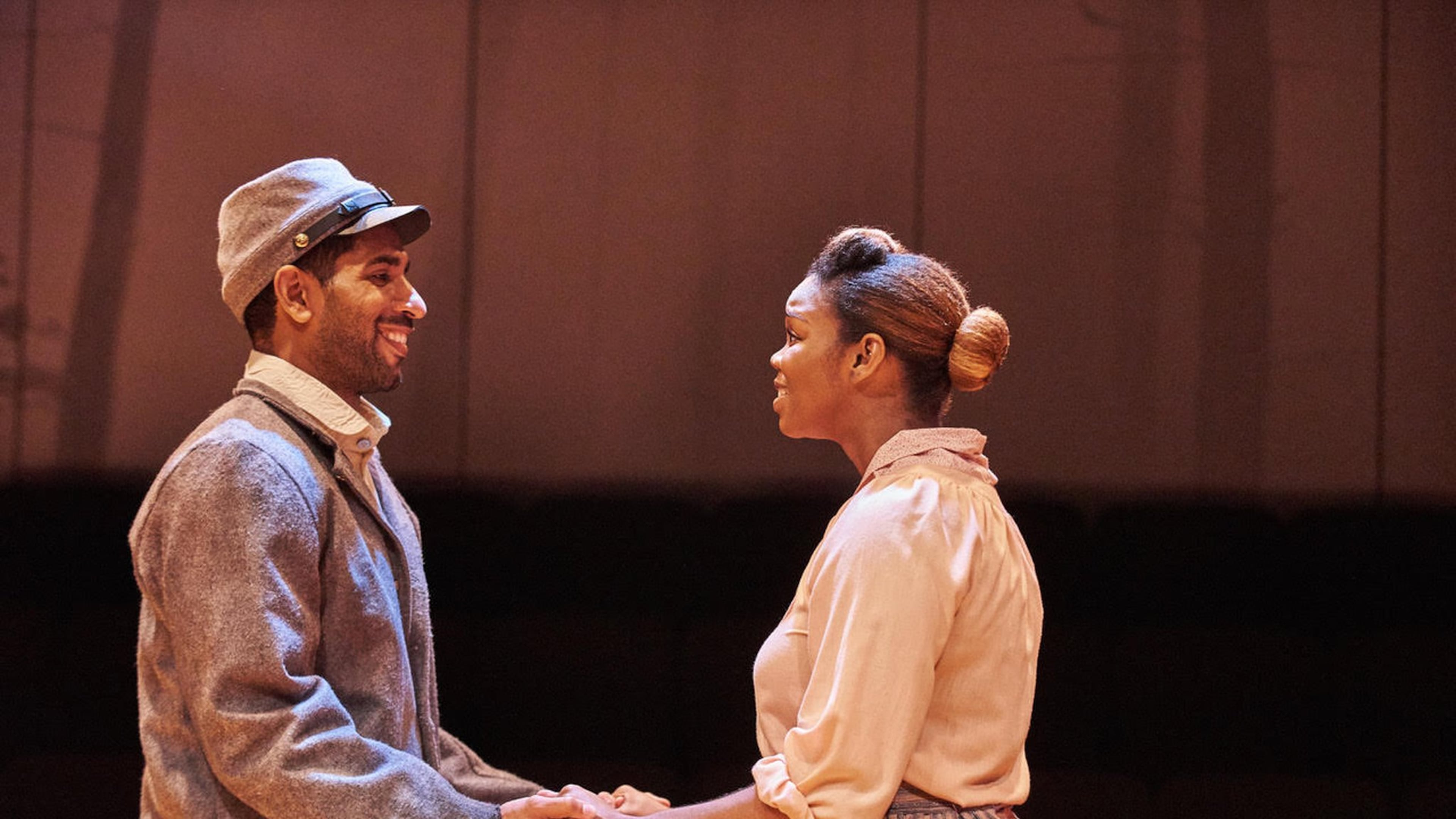 The Civil War drama “Father Comes Home From the Wars (Parts 1, 2 & 3)” stars Evan Cleaver (as Hero) and Brittany Inge (as Penny). It will run at Actor’s Express through June 11. CONTRIBUTED BY CHRISTOPHER BARTELSKI