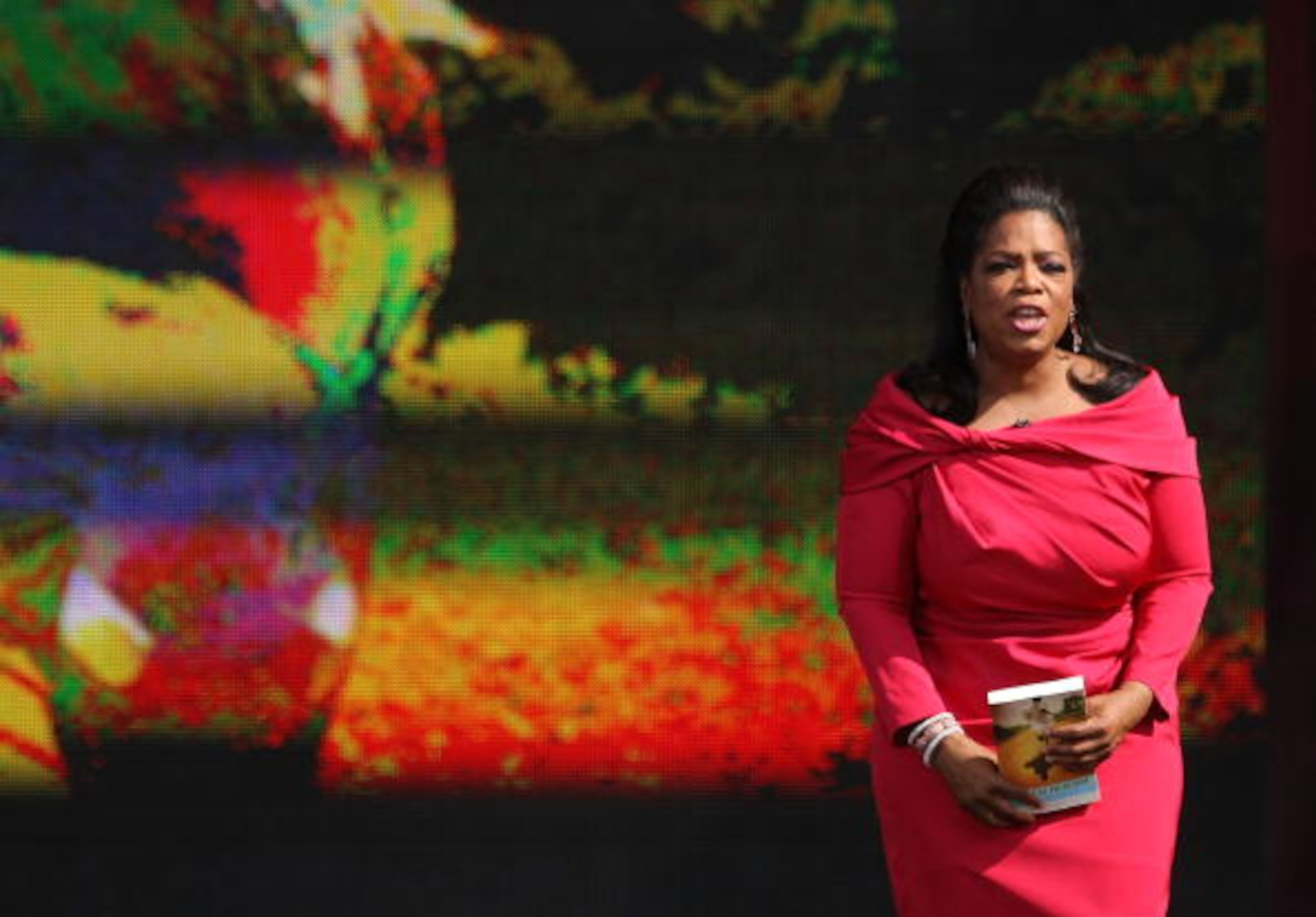 NEW YORK - SEPTEMBER 18: TV personality Oprah Winfrey hosts The Oprah Winfrey Show: Fridays Live From New York at Rumsey Playfield on September 18, 2009 in New York City. (Photo by Michael Loccisano/Getty Images)