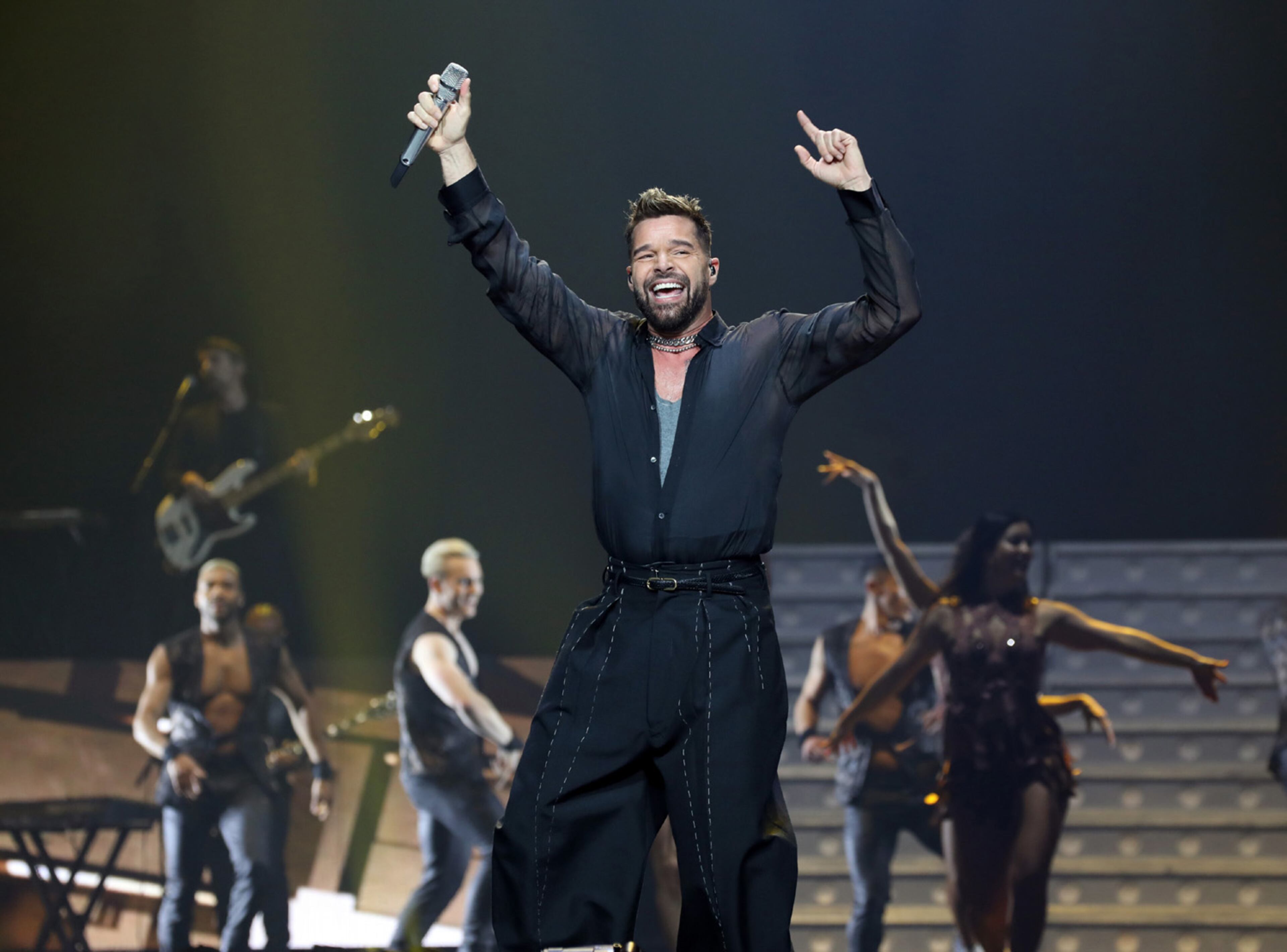 Pitbull, Ricky Martin and Enrique Iglesias rocked sold out State Farm Arena on Sunday, March 3, 2024 on the Triogy Tour.
Robb Cohen for the Atlanta Journal-Constitution