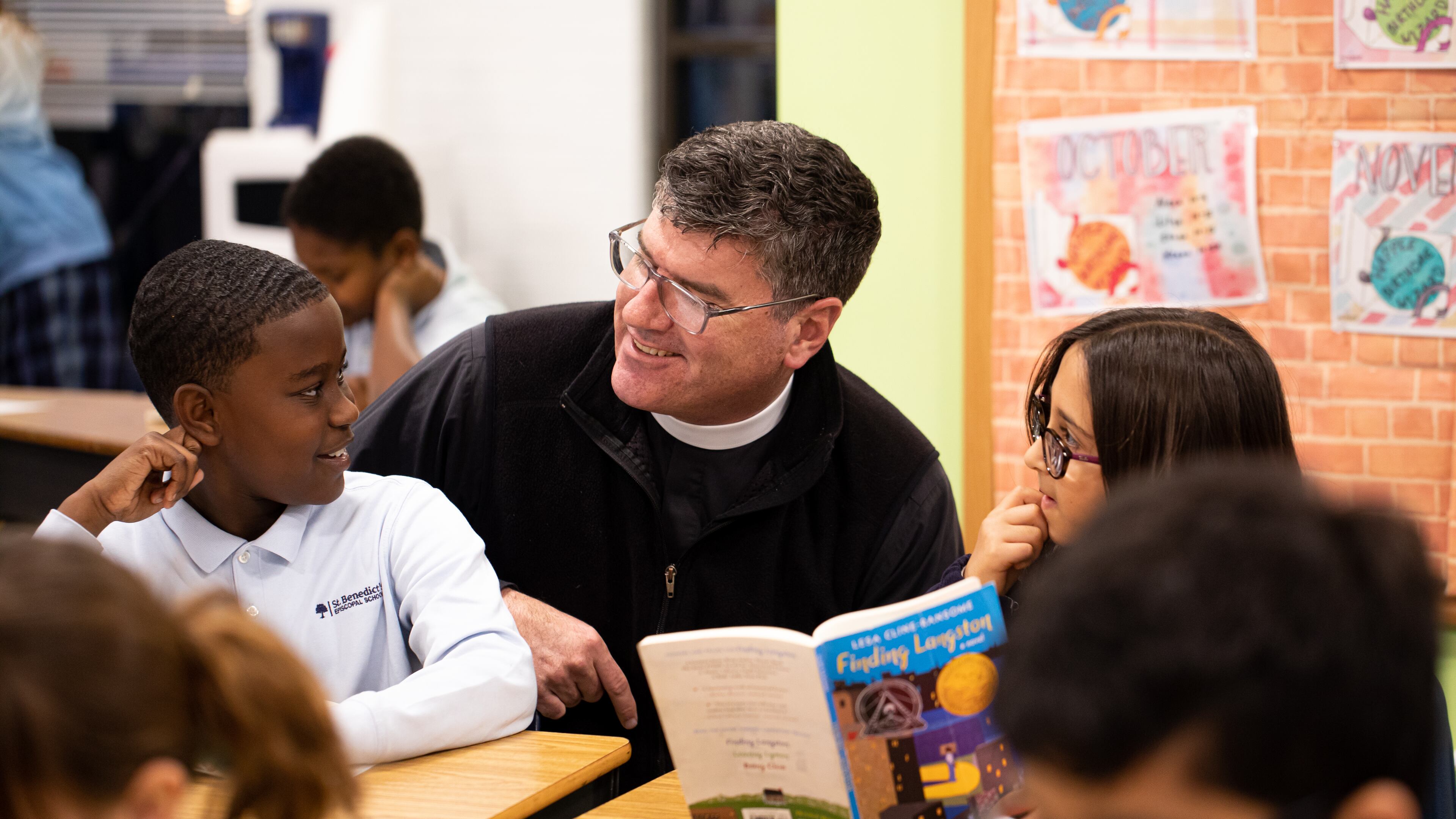 Father Brian Sullivan, head of St. Benedict's Episcopal School, hosts a limited series podcast to share news of the Smyrna school with the community.