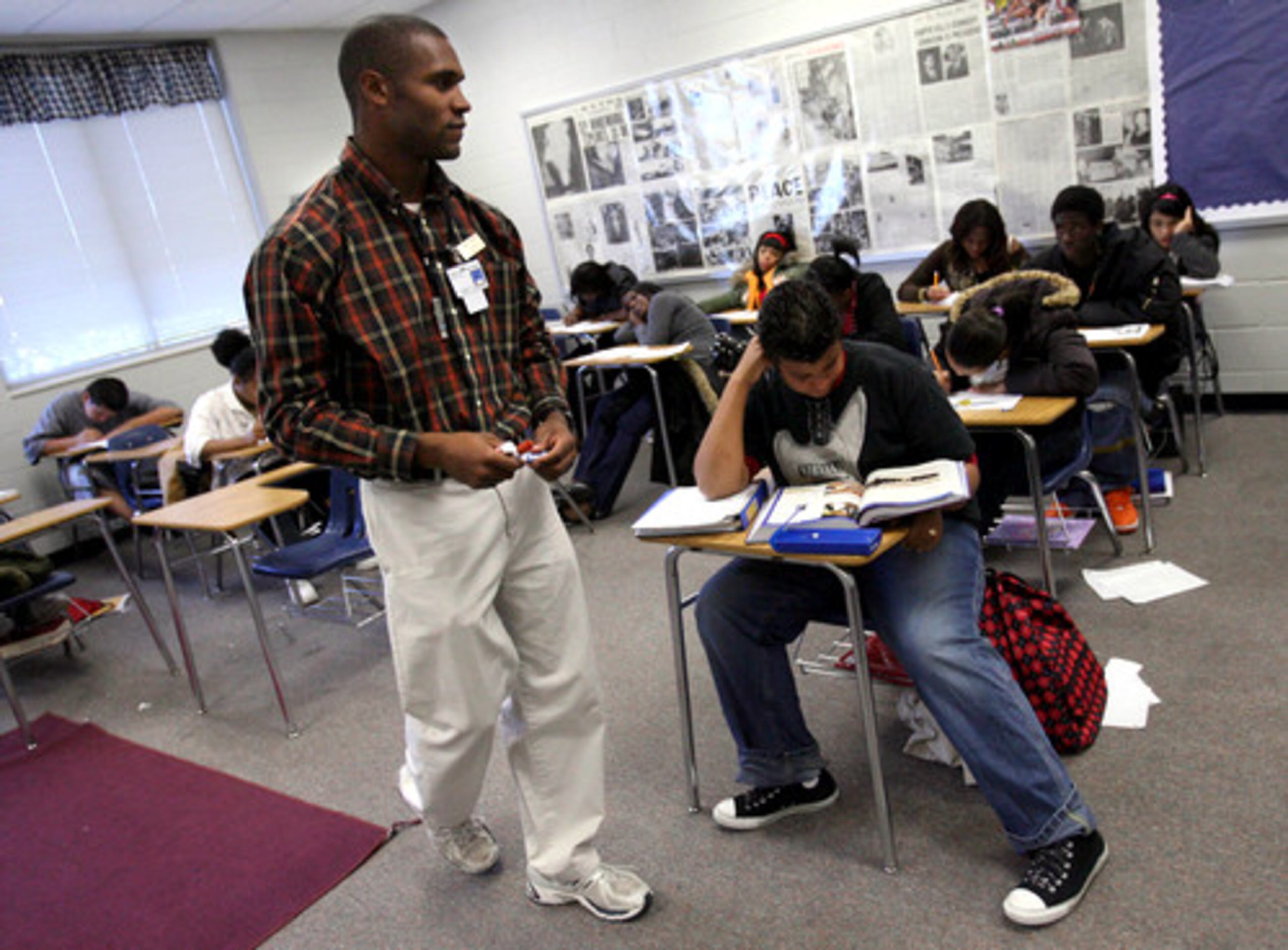 Once there --Norcross, by the way, is his alma mater-- he teaches history to students who are always inquiring about his training habits.