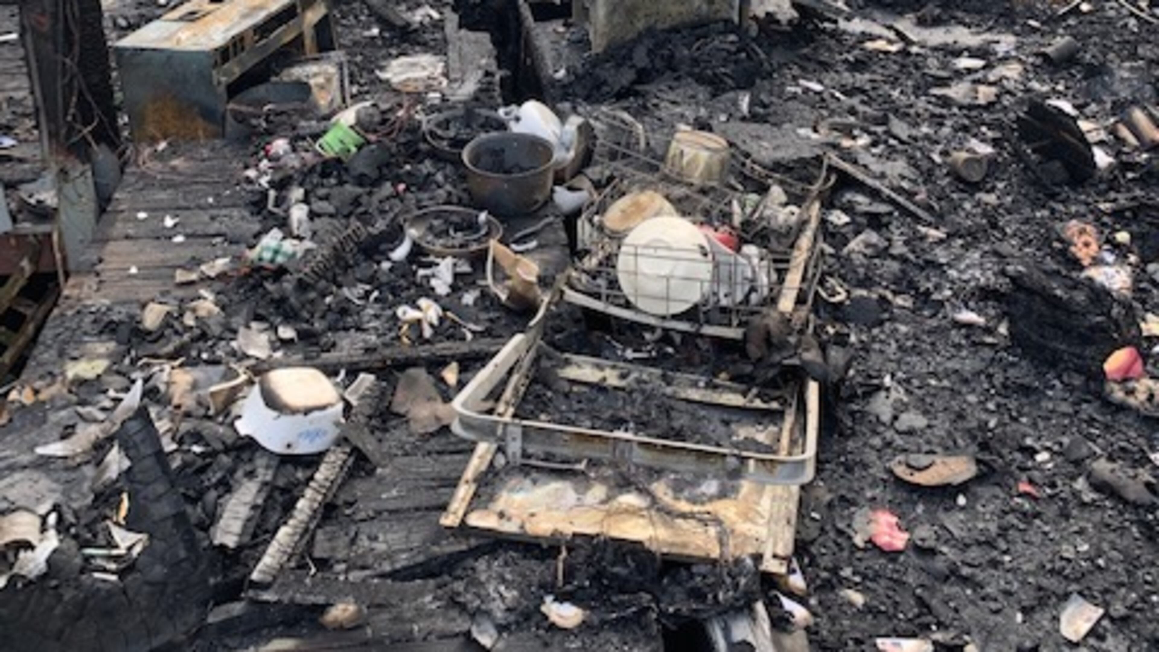 The fire occurred about 1 p.m. Tuesday in the 500 block of Vista Circle in Blairsville.