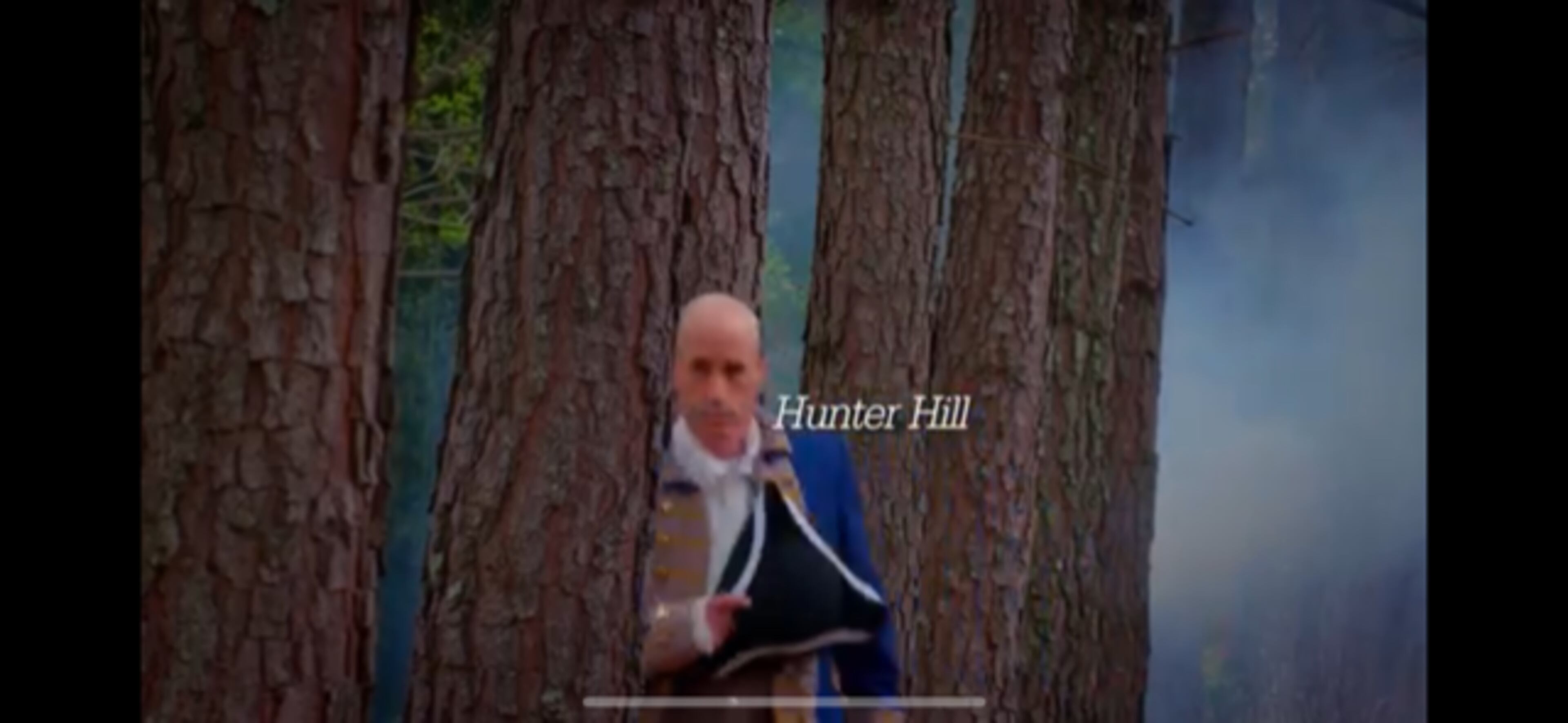 A Hunter Hill impersonator in a Clay Tippins ad.