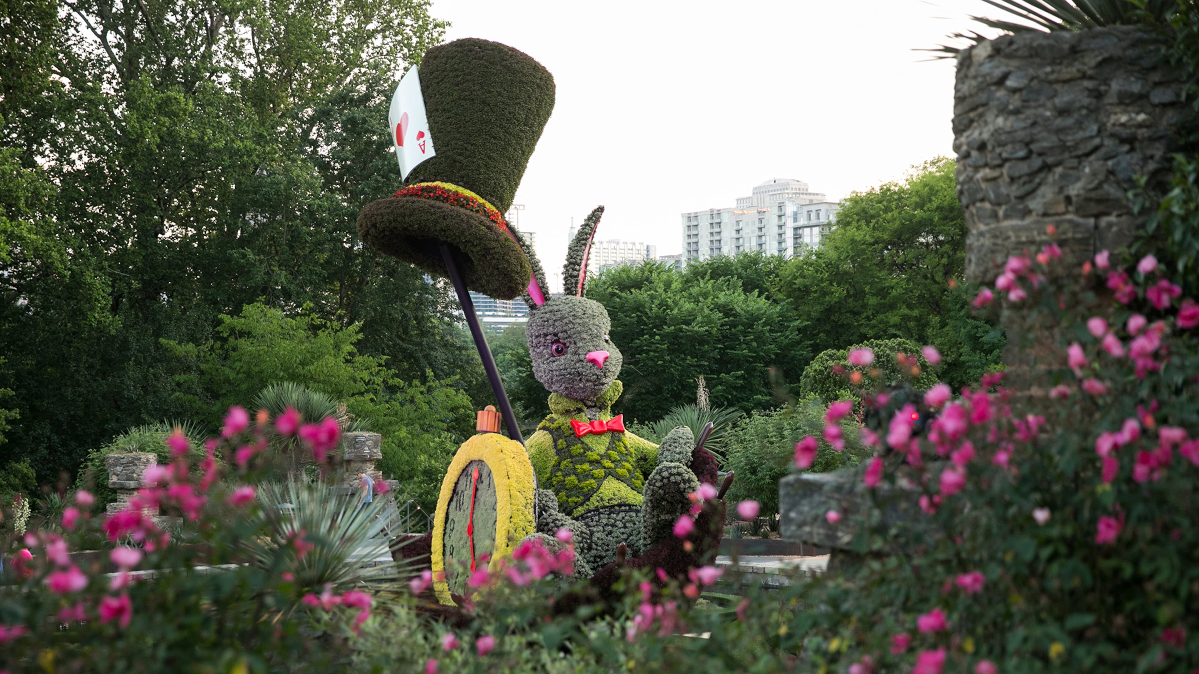 Alice in Wonderland is back at the Atlanta Botanical Garden.
(Courtesy of the Atlanta Botanical Garden)