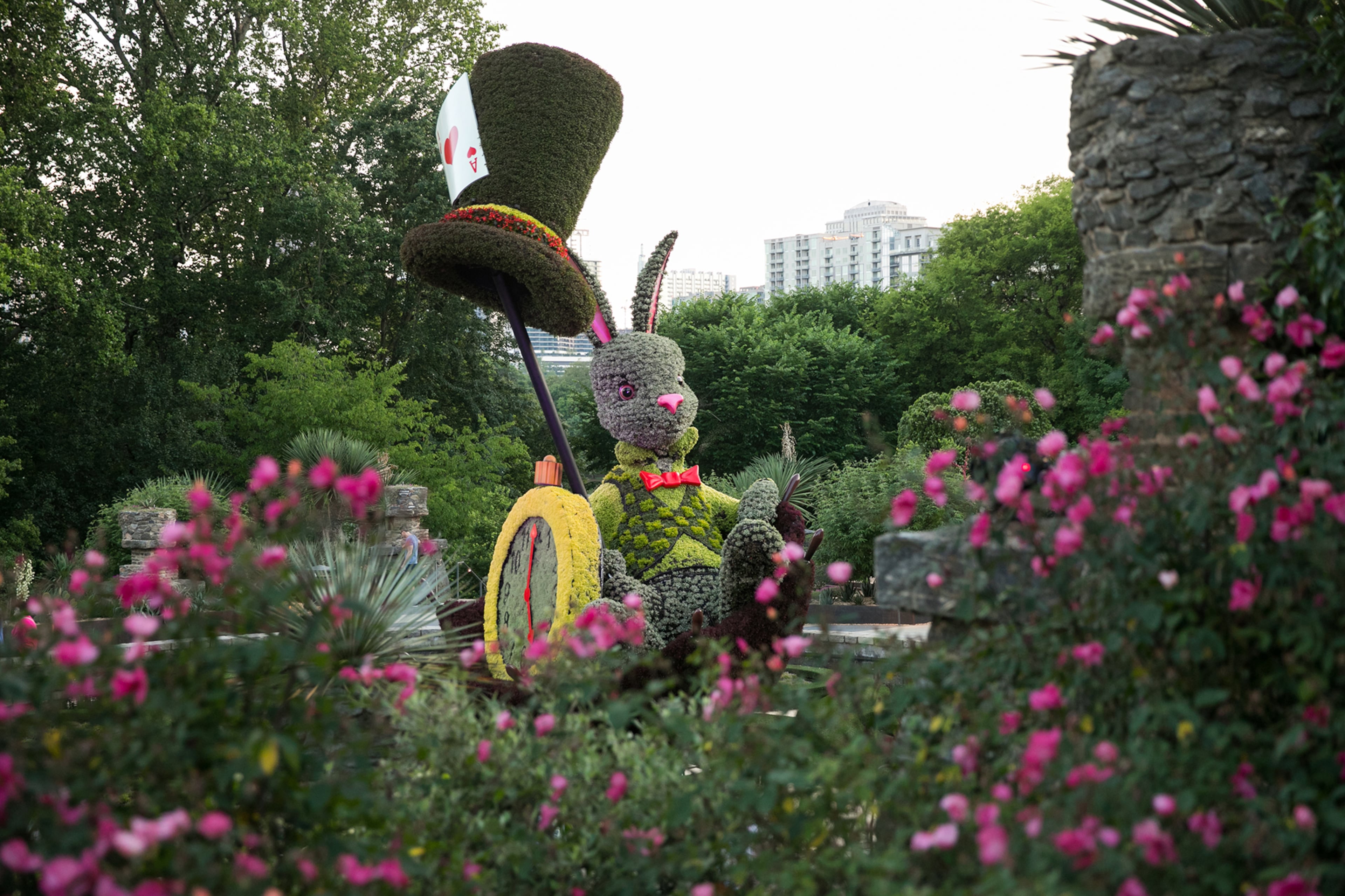 Alice in Wonderland is back at the Atlanta Botanical Garden.
(Courtesy of the Atlanta Botanical Garden)