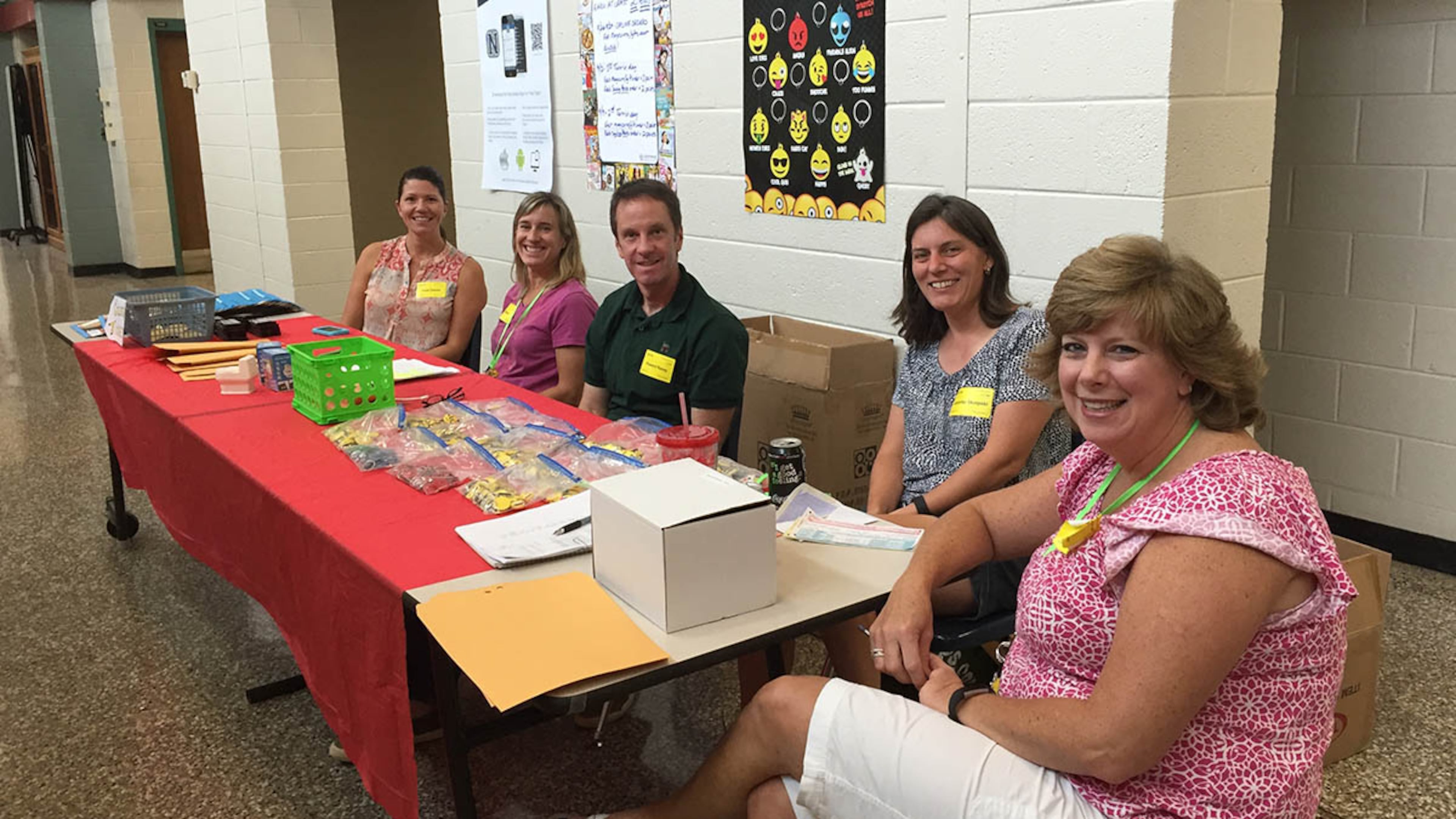Parents of Pinckneyville Middle School students volunteer at a school fundraiser. The school, as well as others throughout metro Atlanta, has opportunities for working parents to get involved.