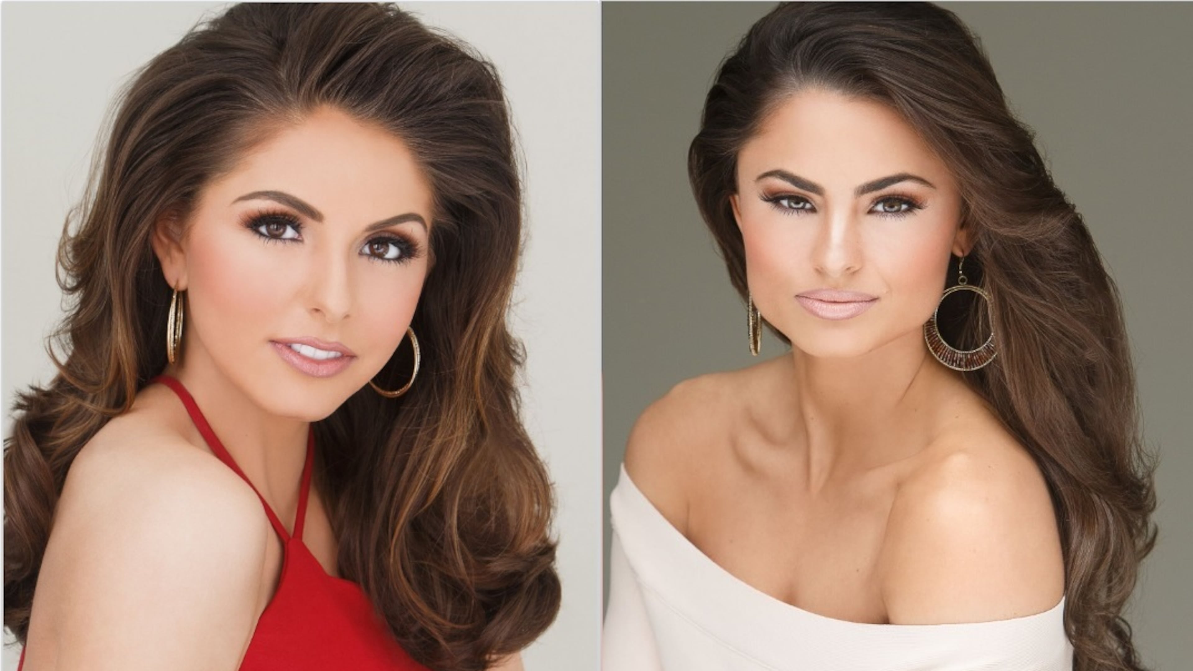 Miss Conyers Cherry Blossom Brooke Doss (left) and Miss Southeast Georgia Alyssa Beasley (right) both won a second preliminary award Thursday night.