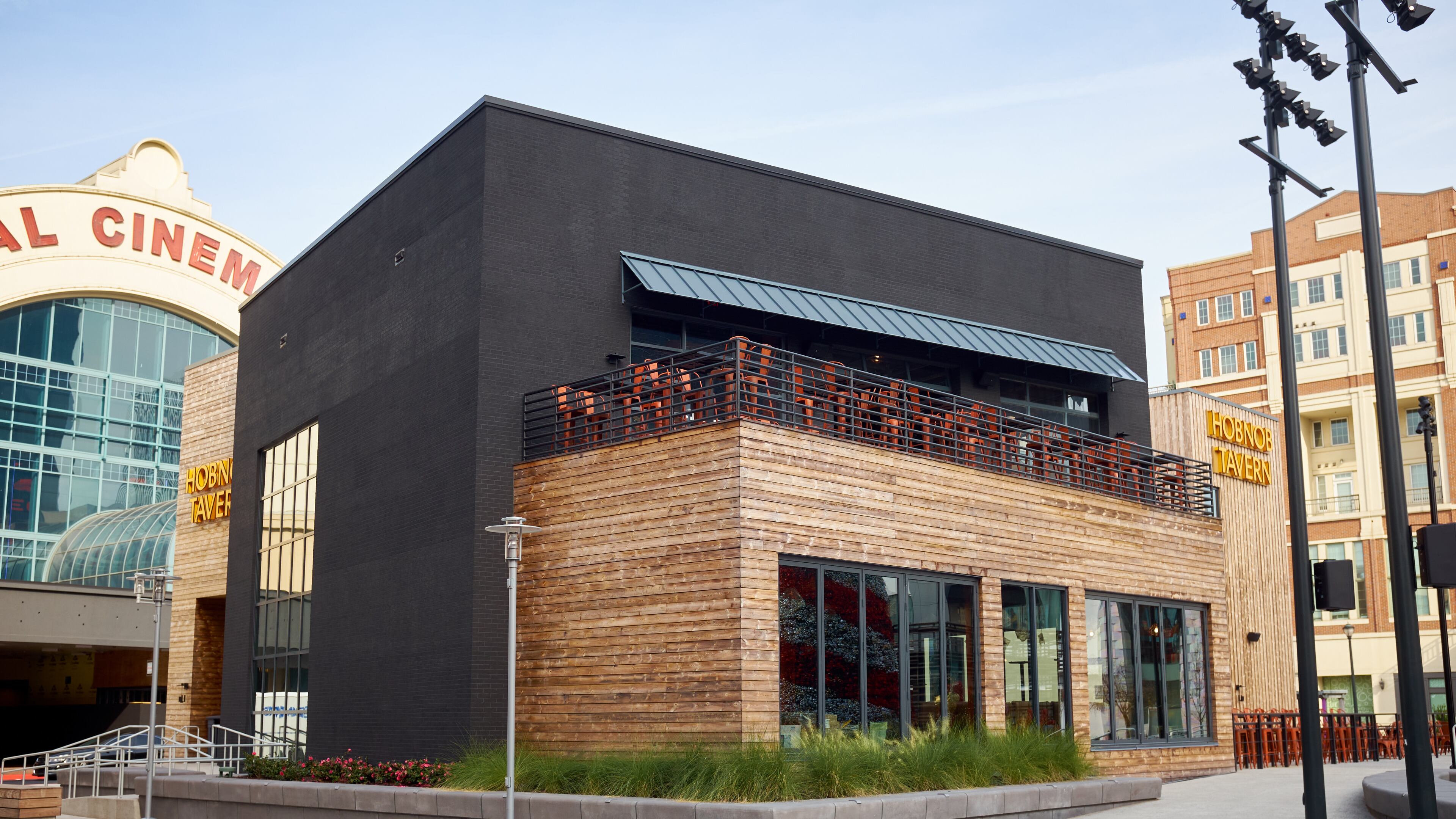 The exterior of Hobnob Neighborhood Tavern at Atlantic Station / Photo by Brandon Amato
