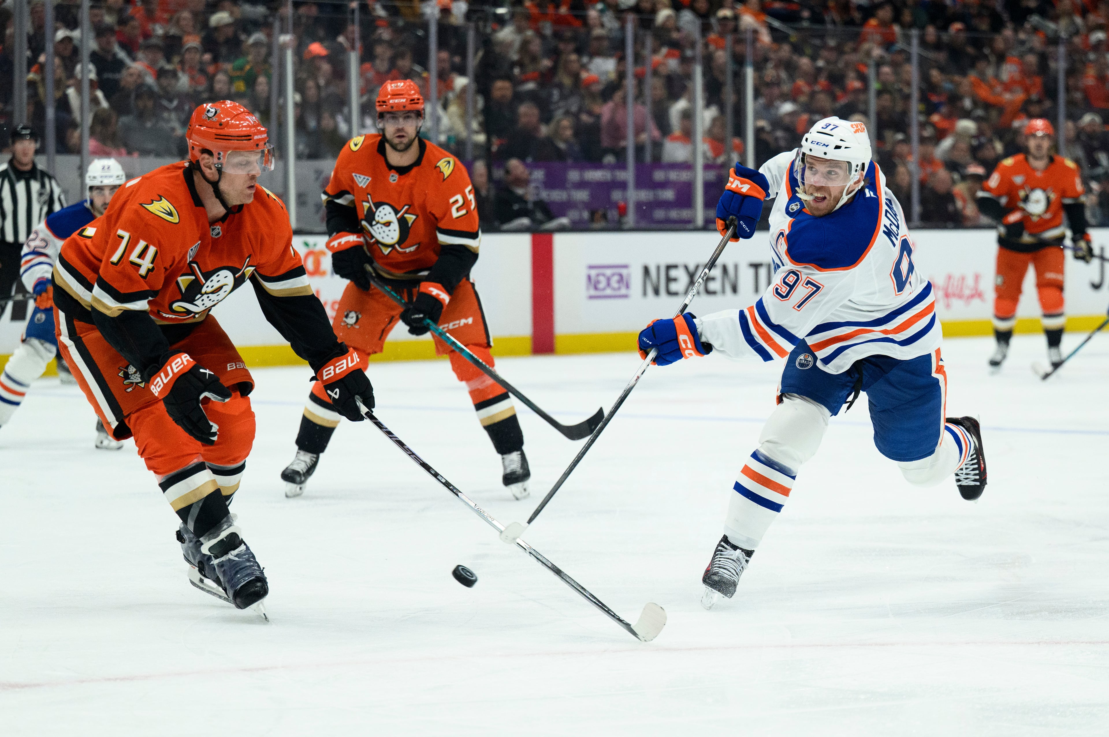 Oilers Ducks Hockey