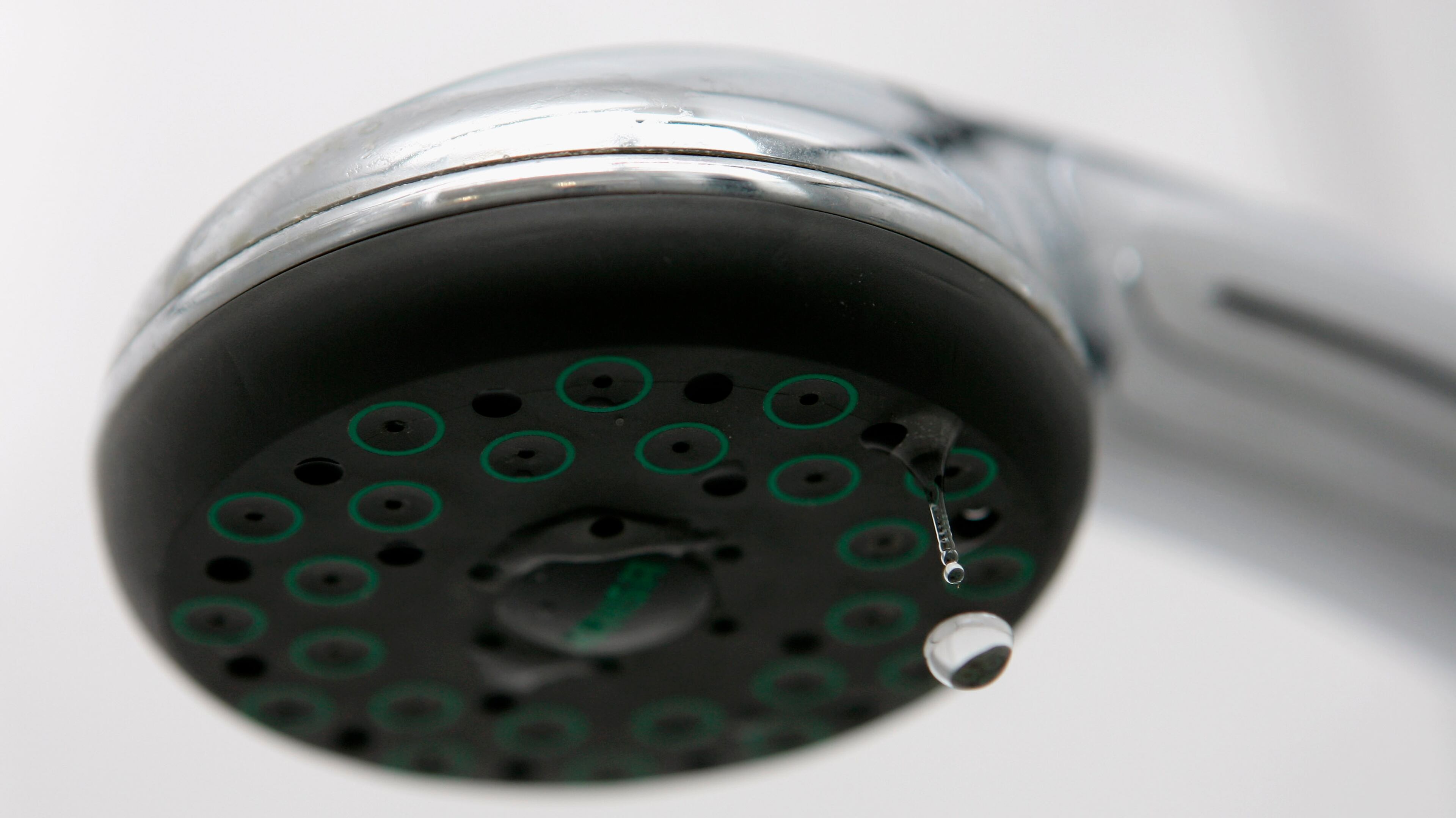 SCHWELM, GERMANY - JANUARY 10: Water drips from a shower head on January 10, 2007 in Schwelm, Germany. (Photo Illustration by Christof Koepsel/Getty Images)