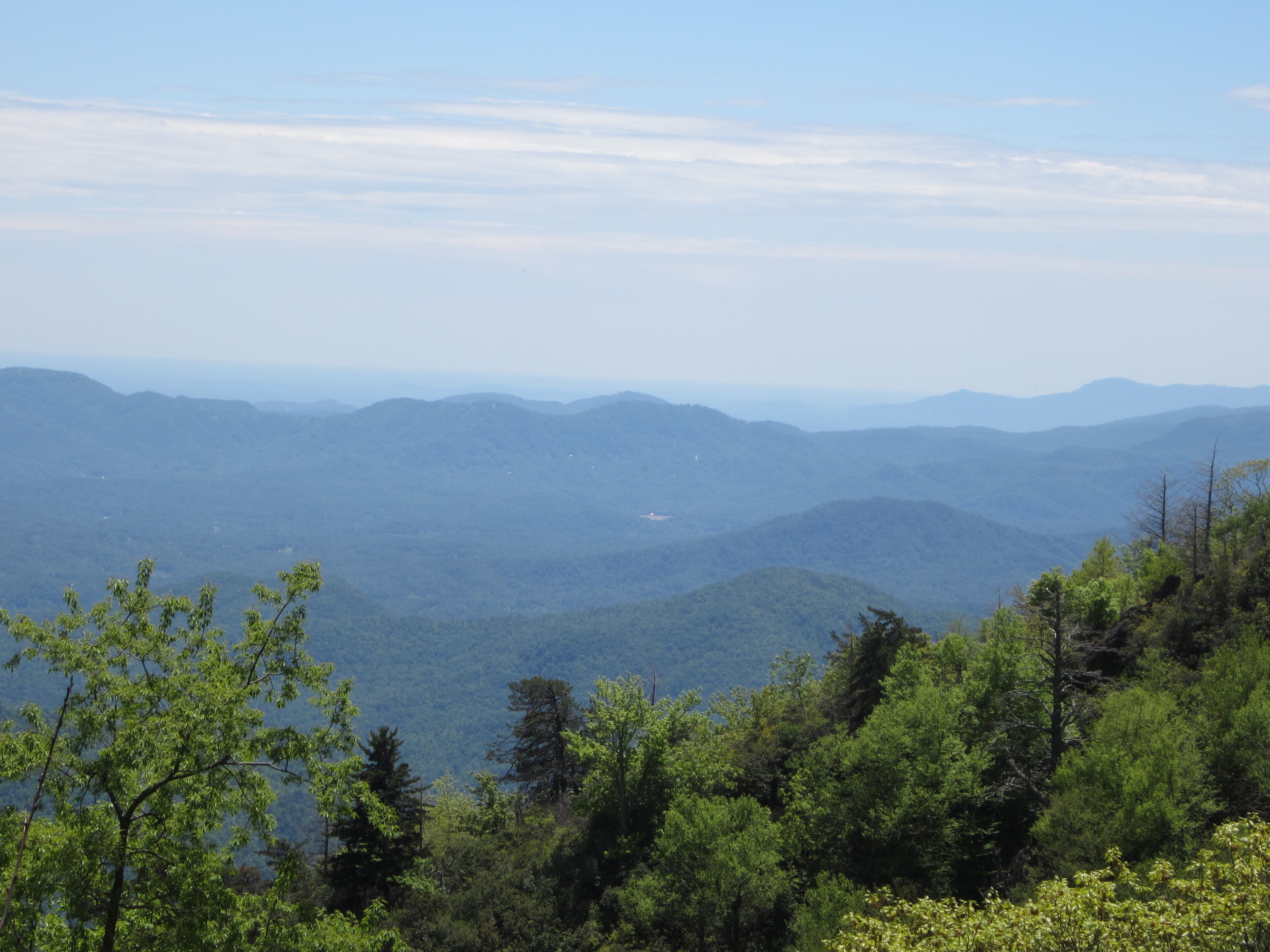 View from the Blue Ridge Parkway, Asheville NC