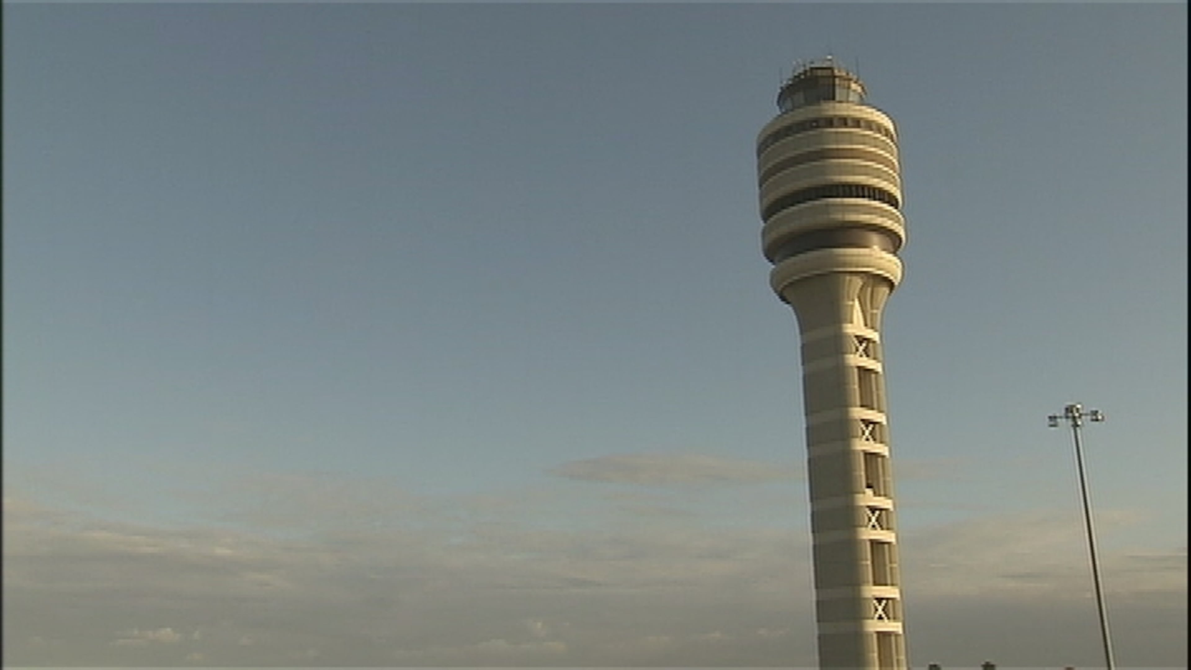 The control tower at Orlando International Airport