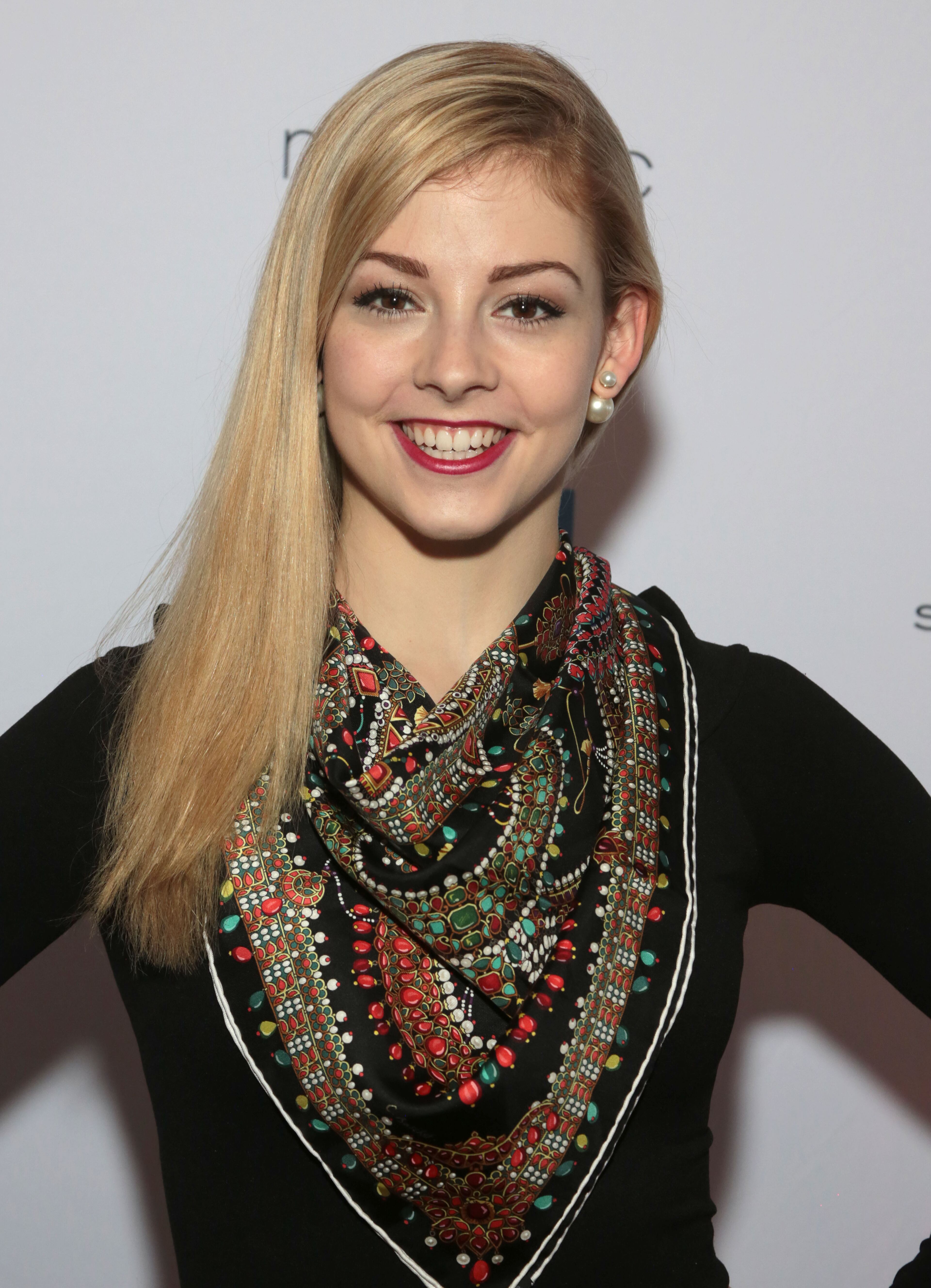 Gracie Gold attends the 2014 Skating with the Stars benefit gala at the Trump Rink in Central Park on Monday, April 7, 2014, in New York. (Photo by Luiz C. Ribeiro/Invision/AP)
