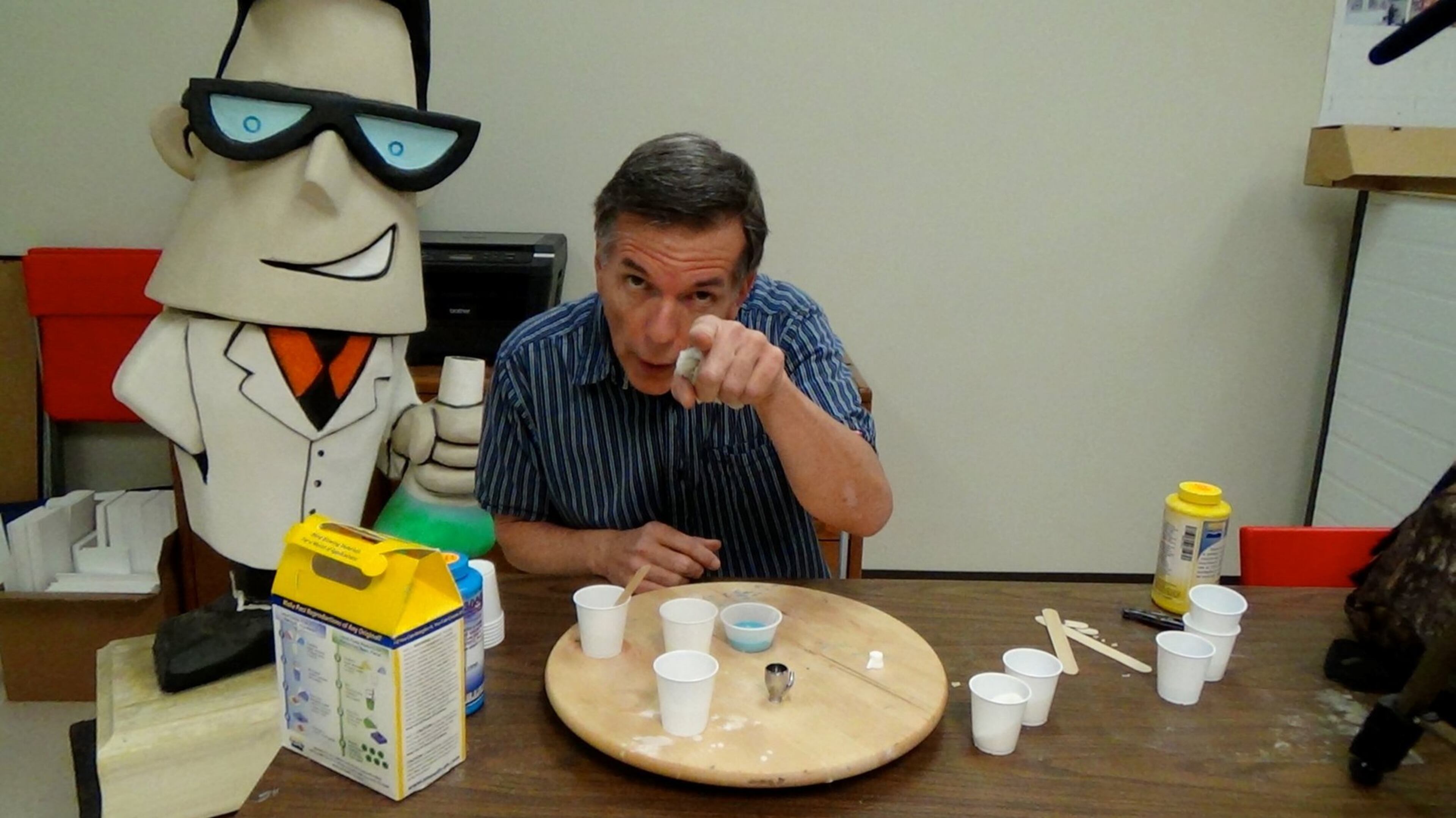 Nelson Burke’s shop near the Atlanta airport has taken a sharp and lucrative swing into the movie and TV industry. Called The Engineering Guy, it supplies a lot of materials used to make special effects and props. SPECIAL