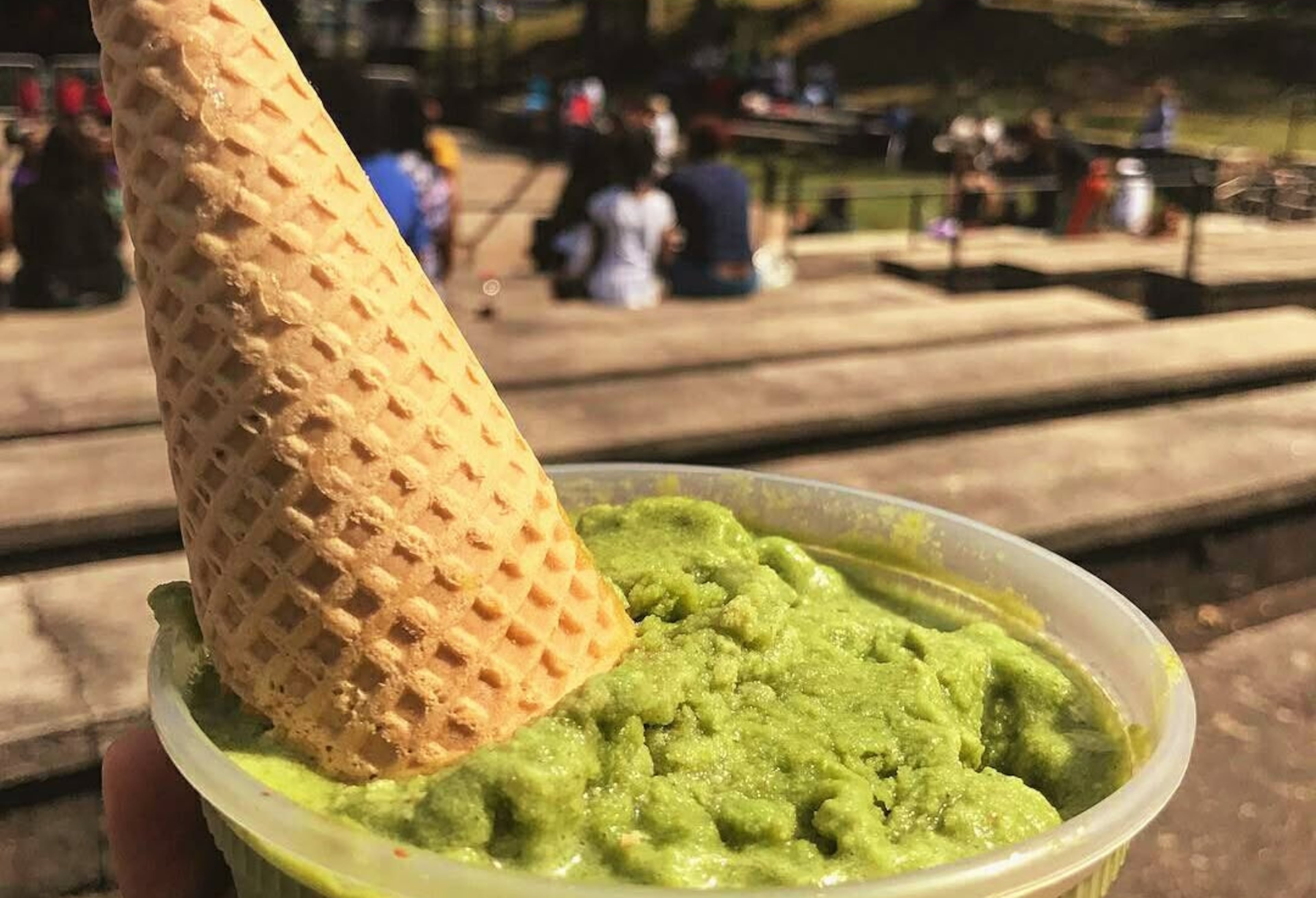 Try collard green ice cream at the Original Collard Greens Cultural Festival on Saturday, Sept. 26, and Sunday, Sept. 27, 2026. (Courtesy of the Original Collard Greens Cultural Festival)
