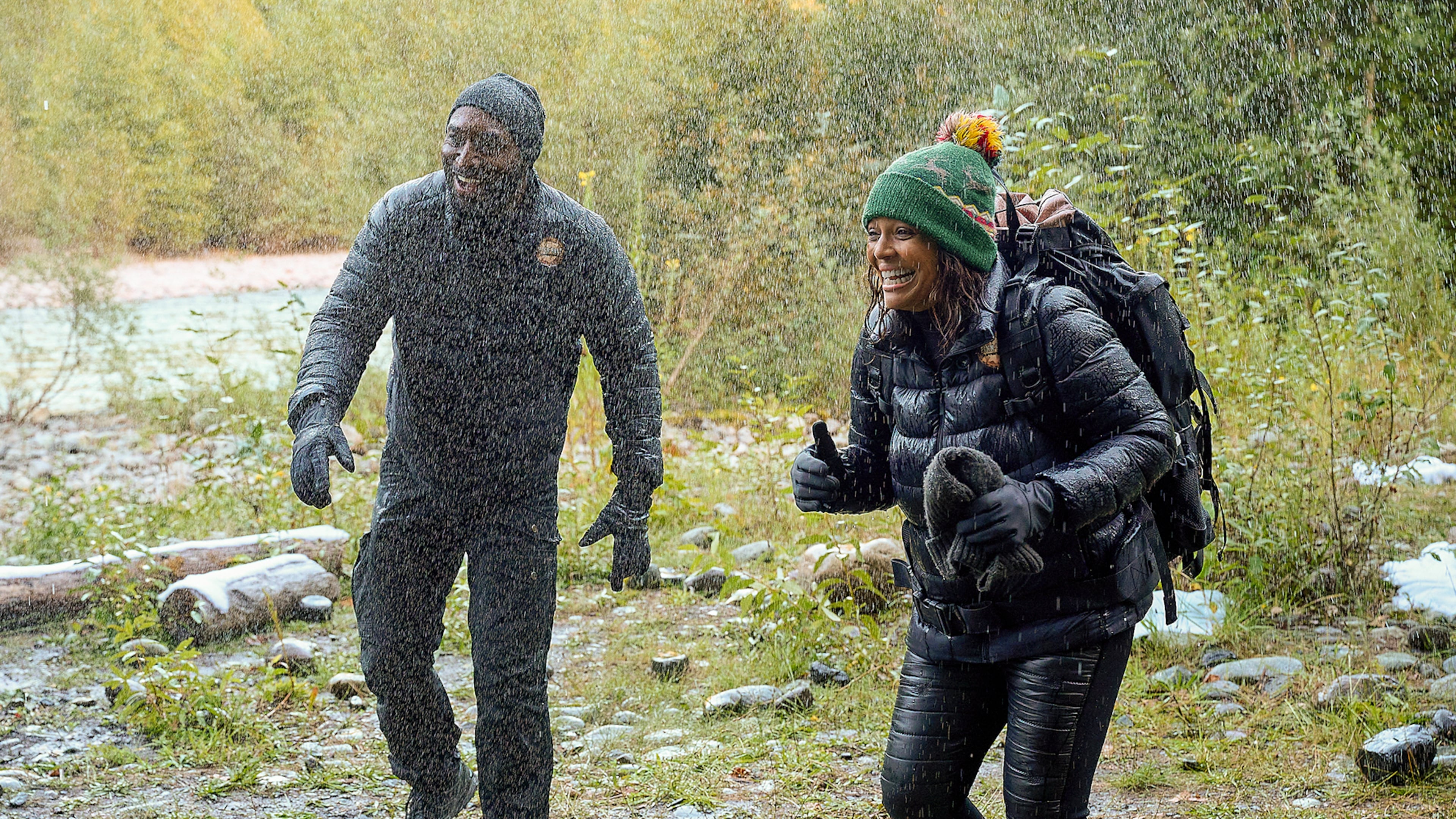 "Adventures in Christmasing" airing VH1 on Nov. 29, 2021 at 9 p.m. starring Adrian Holmes and Kim Fields. Hugh Tull/VH1