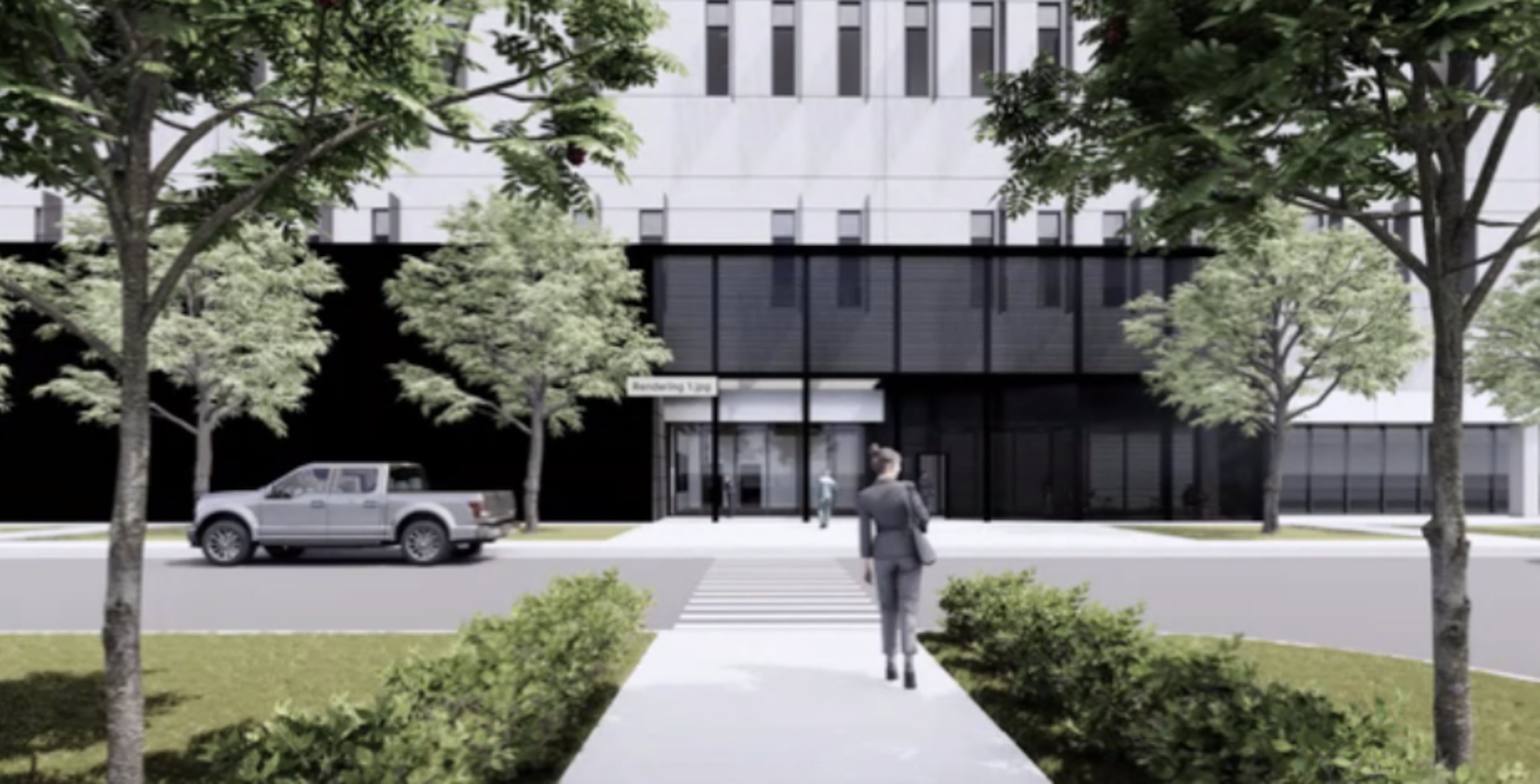 This is a rendering of a proposed data center campus by Microsoft in Union City.